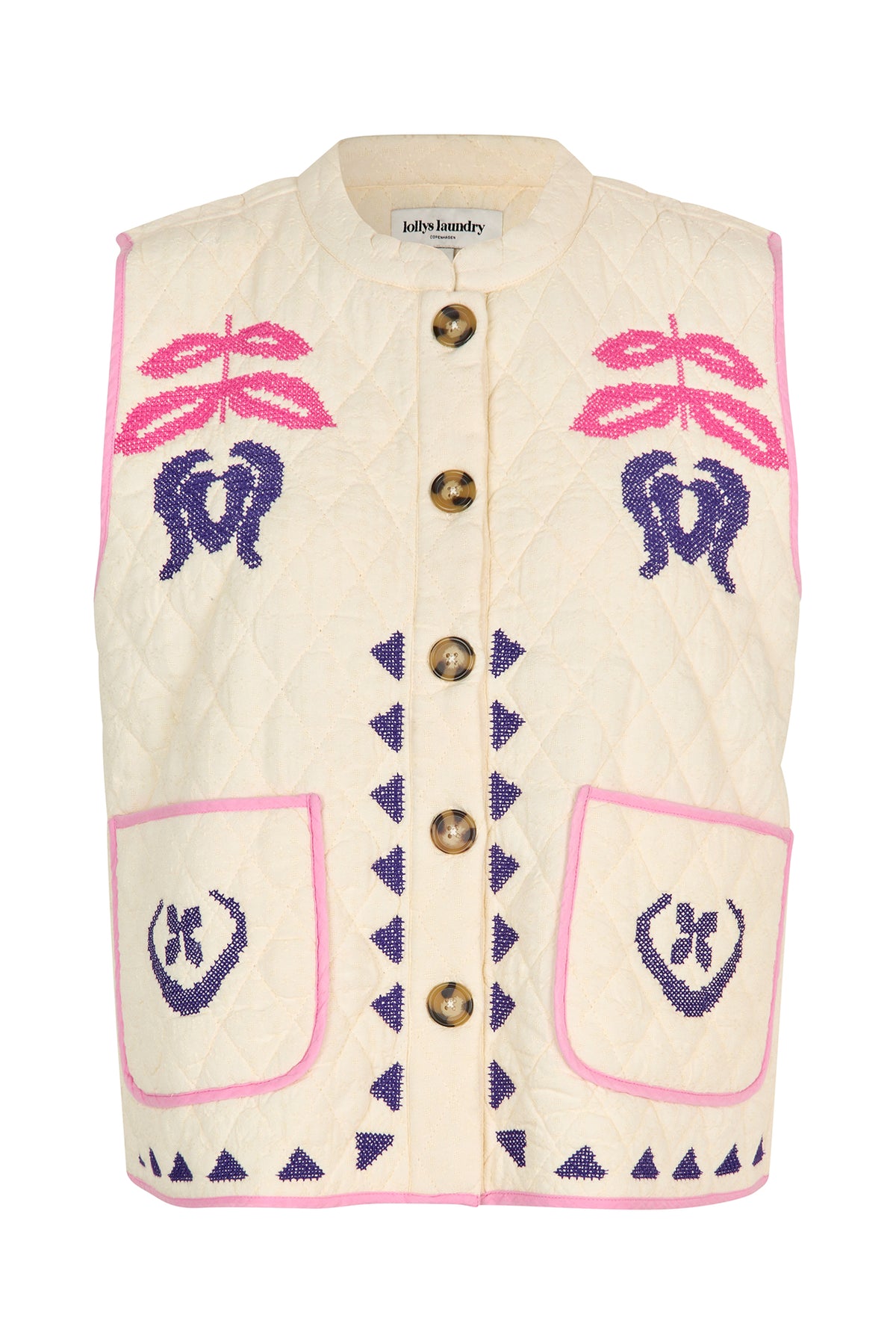 Lollys Laundry CairoLL Vest Vest Creme