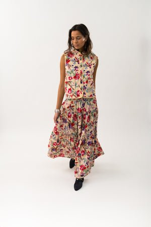 Lollys Laundry CairoLL Vest Vest 74 Flower Print