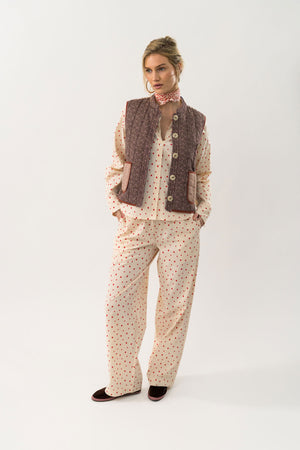 Lollys Laundry CairoLL Vest Vest 74 Flower Print