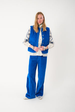 Lollys Laundry CairoLL Vest Vest 97 Neon Blue