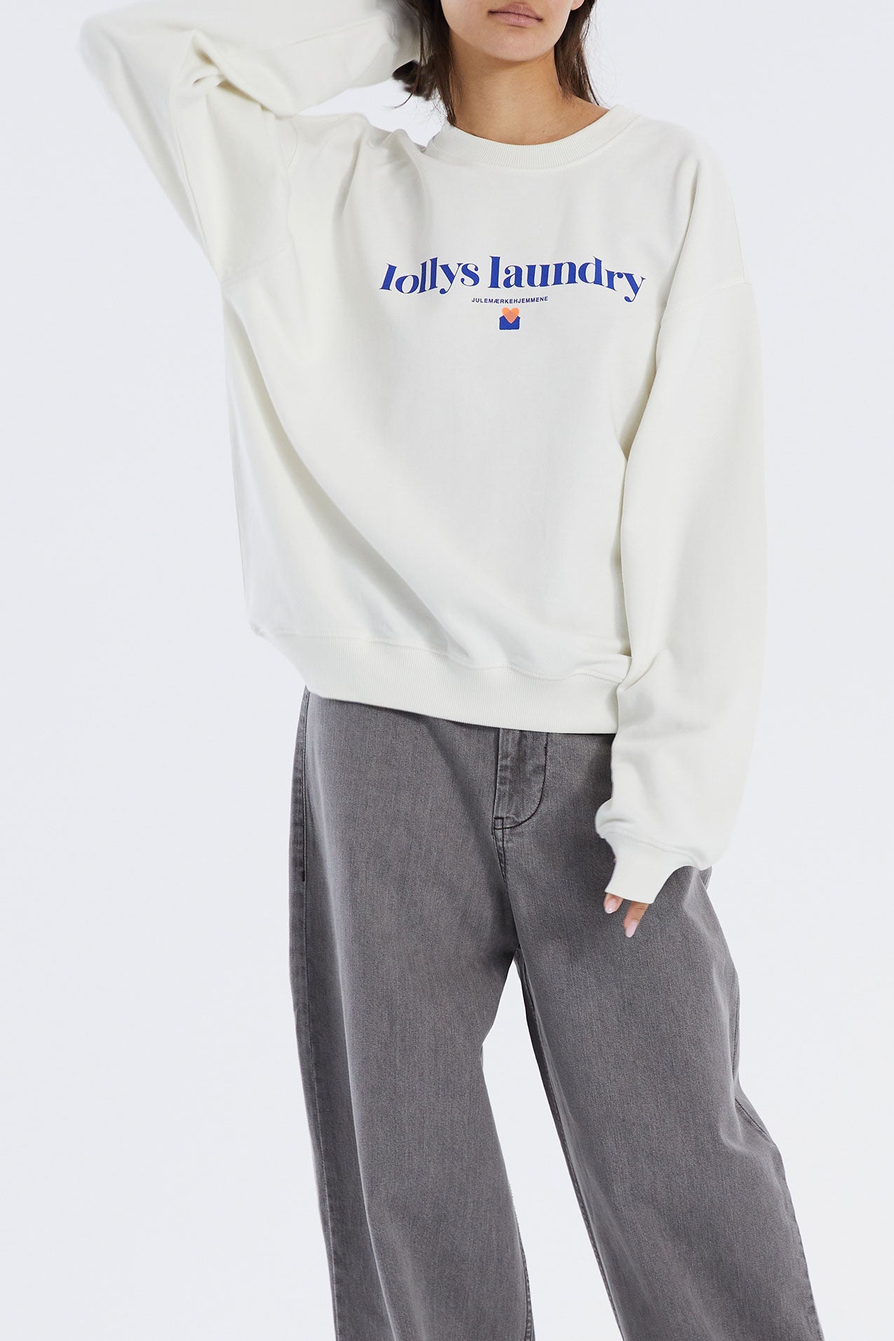 California Julemærke Sweat - Creme