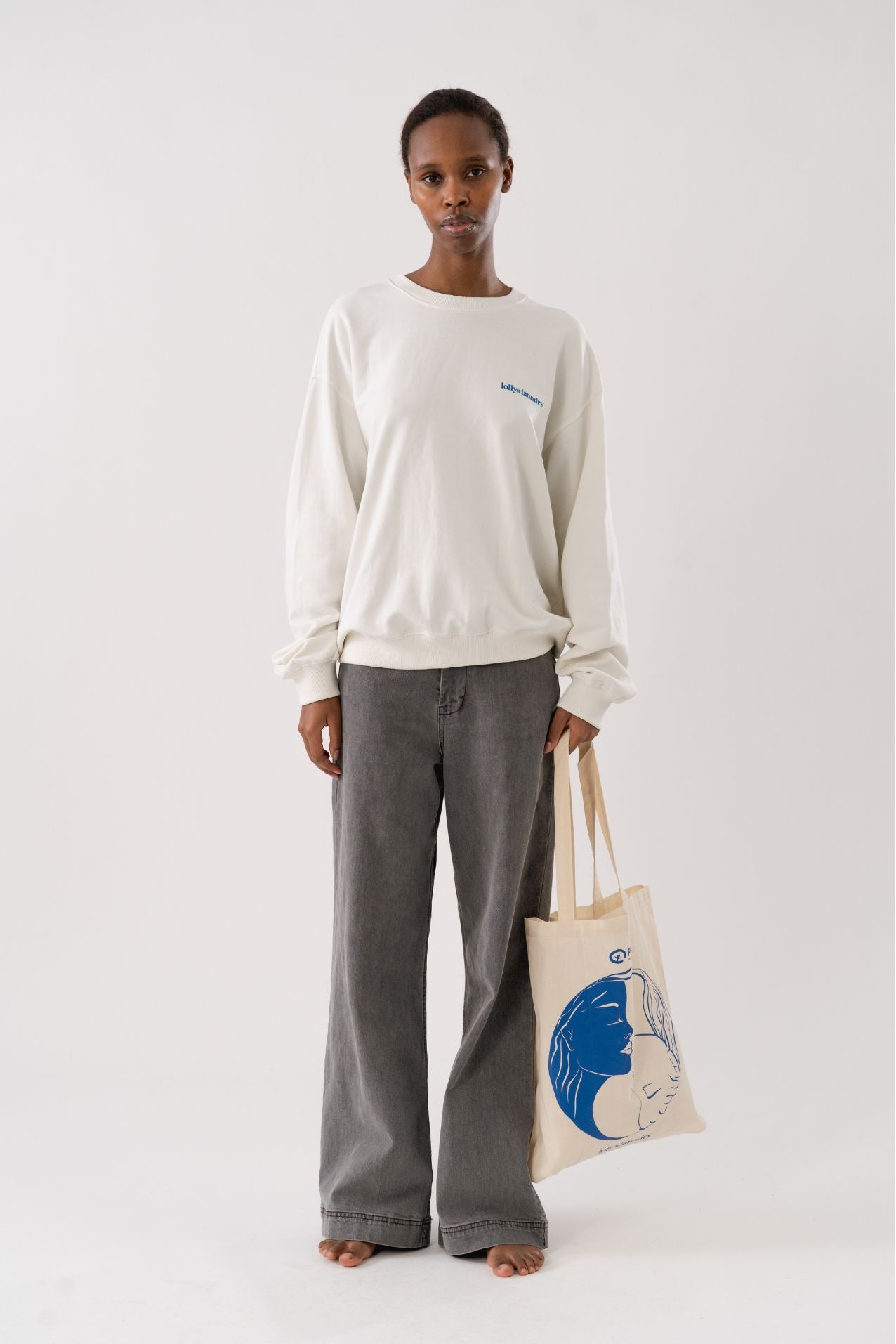 Lollys Laundry California PlanBørnefonden Sweat Sweatshirt 02 Creme