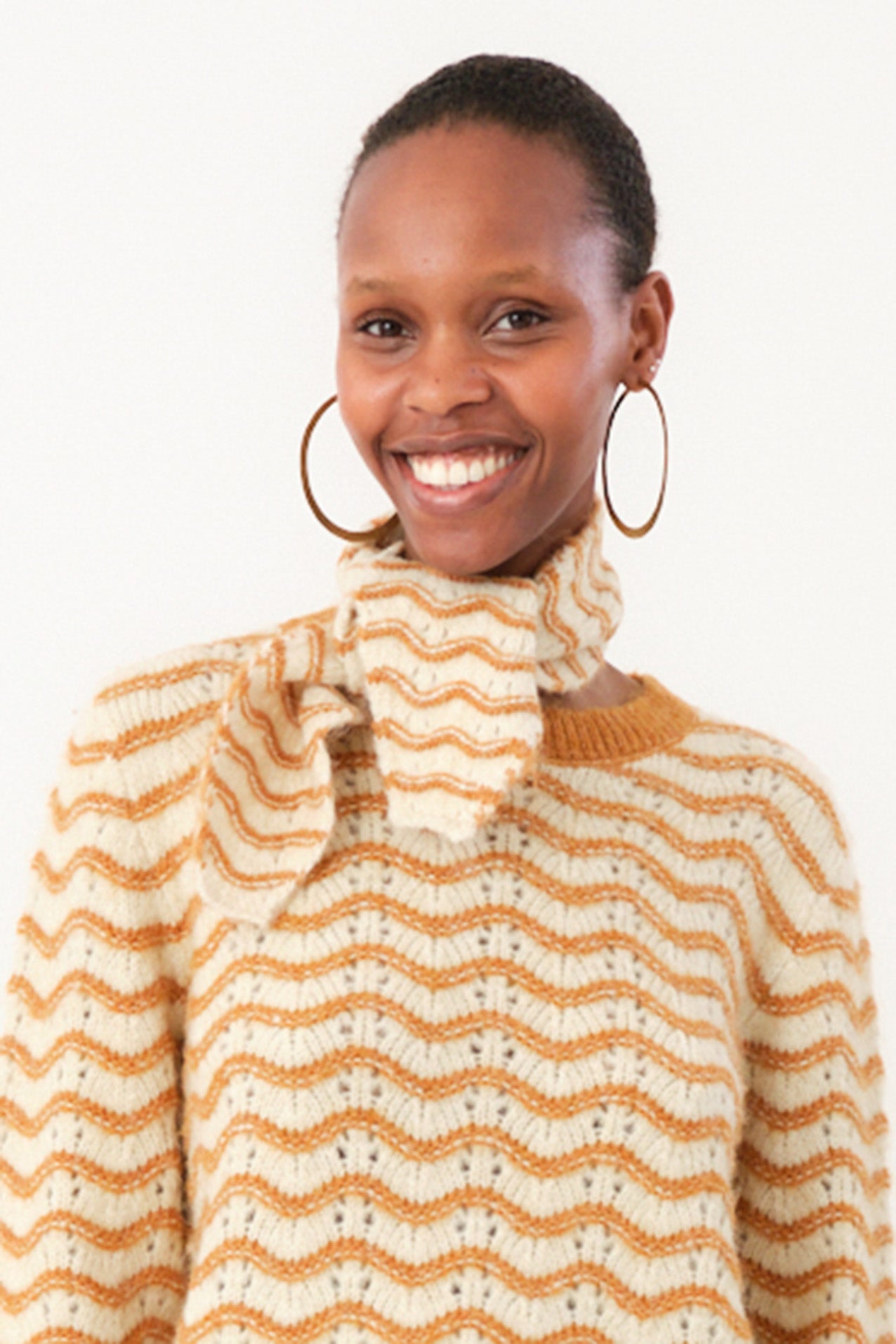 Lollys Laundry CallieLL Strik Tørklæde scarf 58 Camel