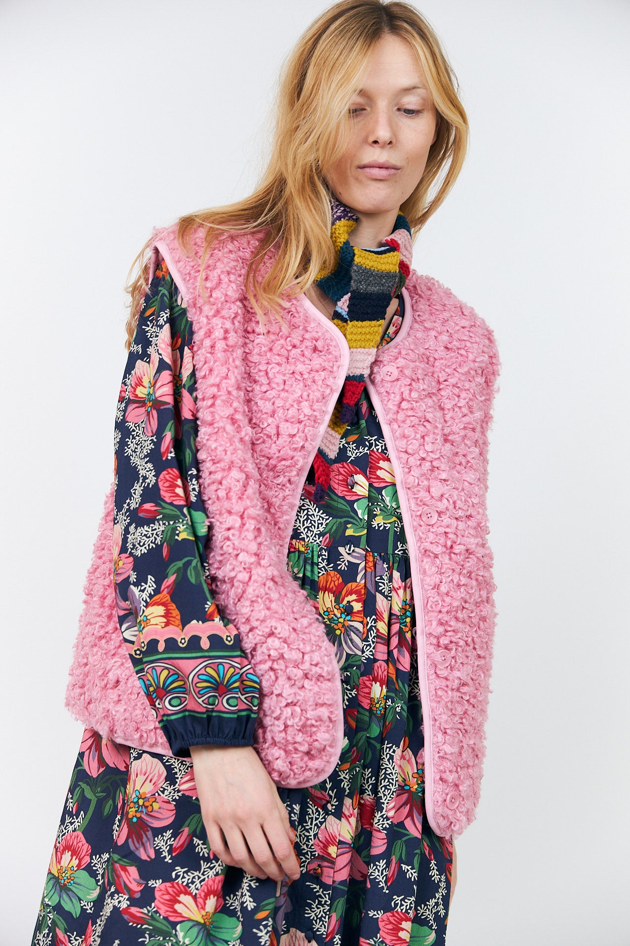Lollys Laundry CallieLL Strik Tørklæde scarf Multi