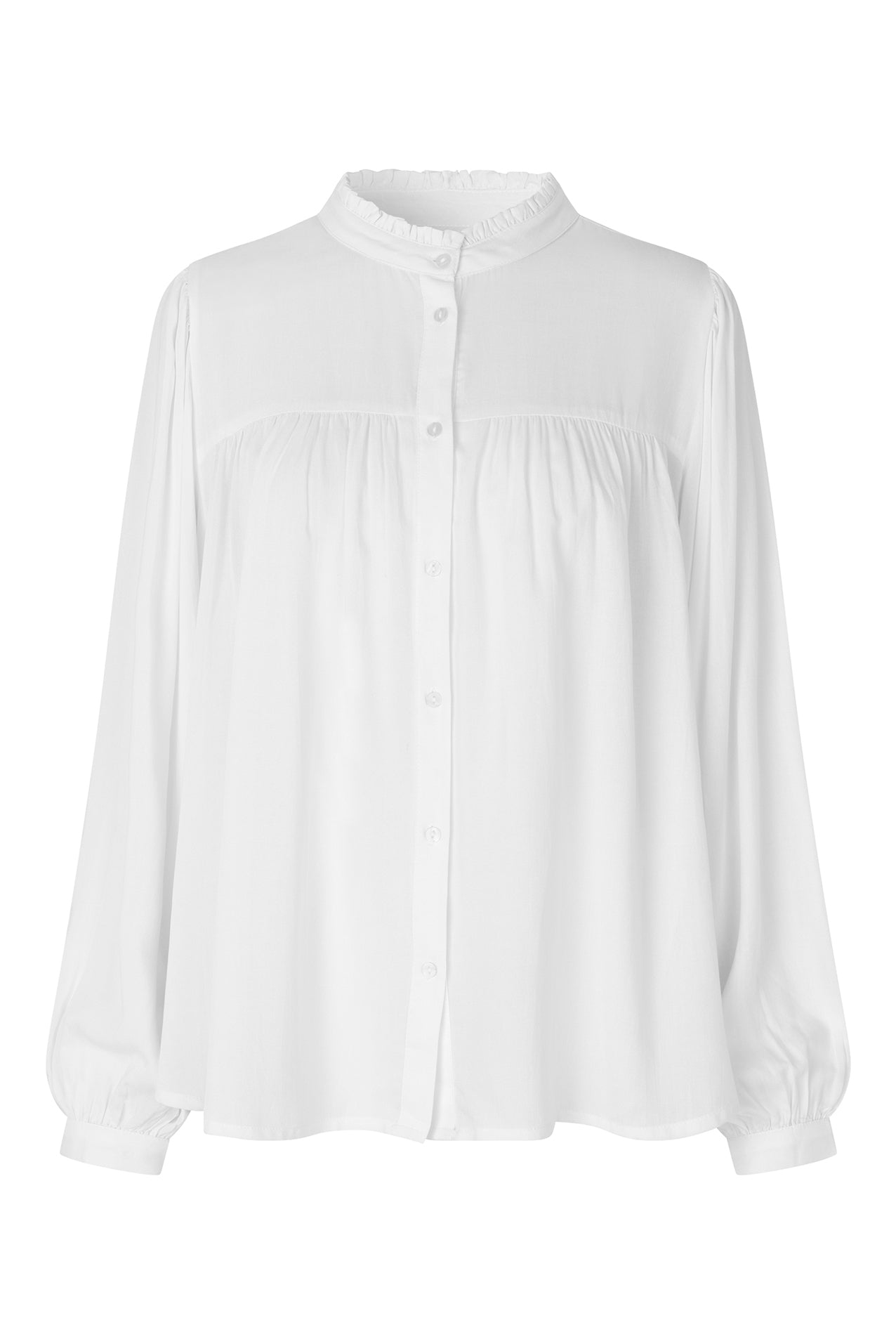 Lollys Laundry CaraLL Shirt LS Shirt Hvid