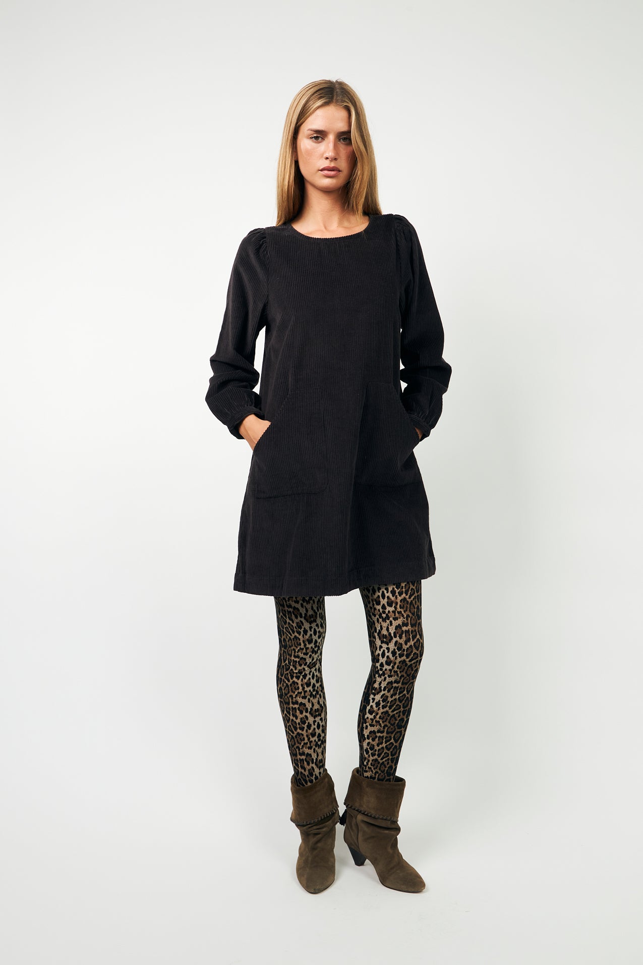 Lollys Laundry CarlaLL Kort Kjole Dress 87 Dark Mokka