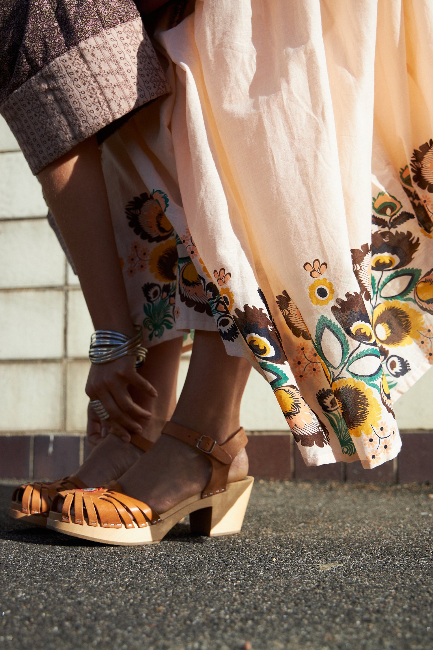 CassieLL Maxi Nederdel - Dusty Rose