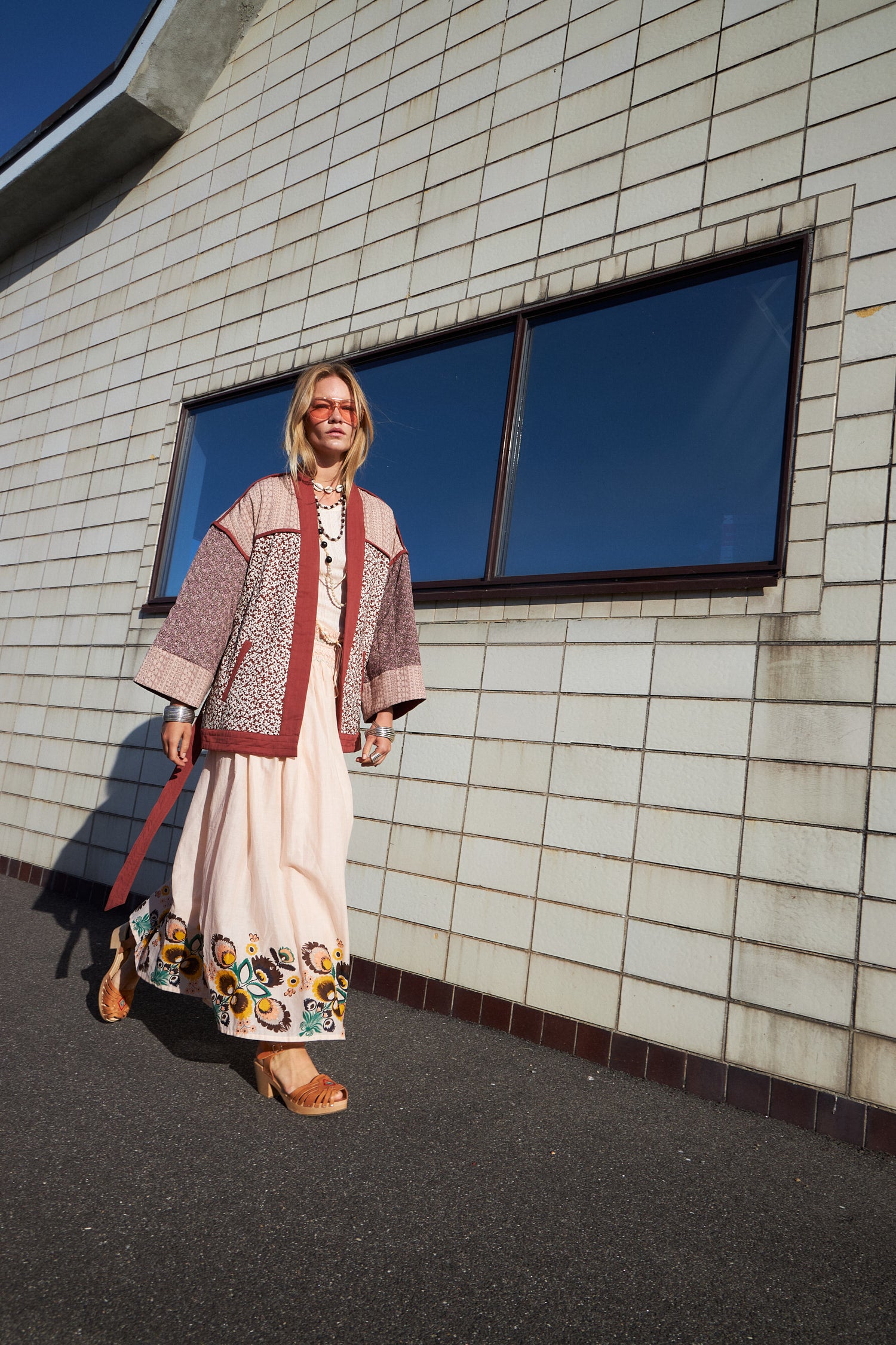 CassieLL Maxi Nederdel - Dusty Rose