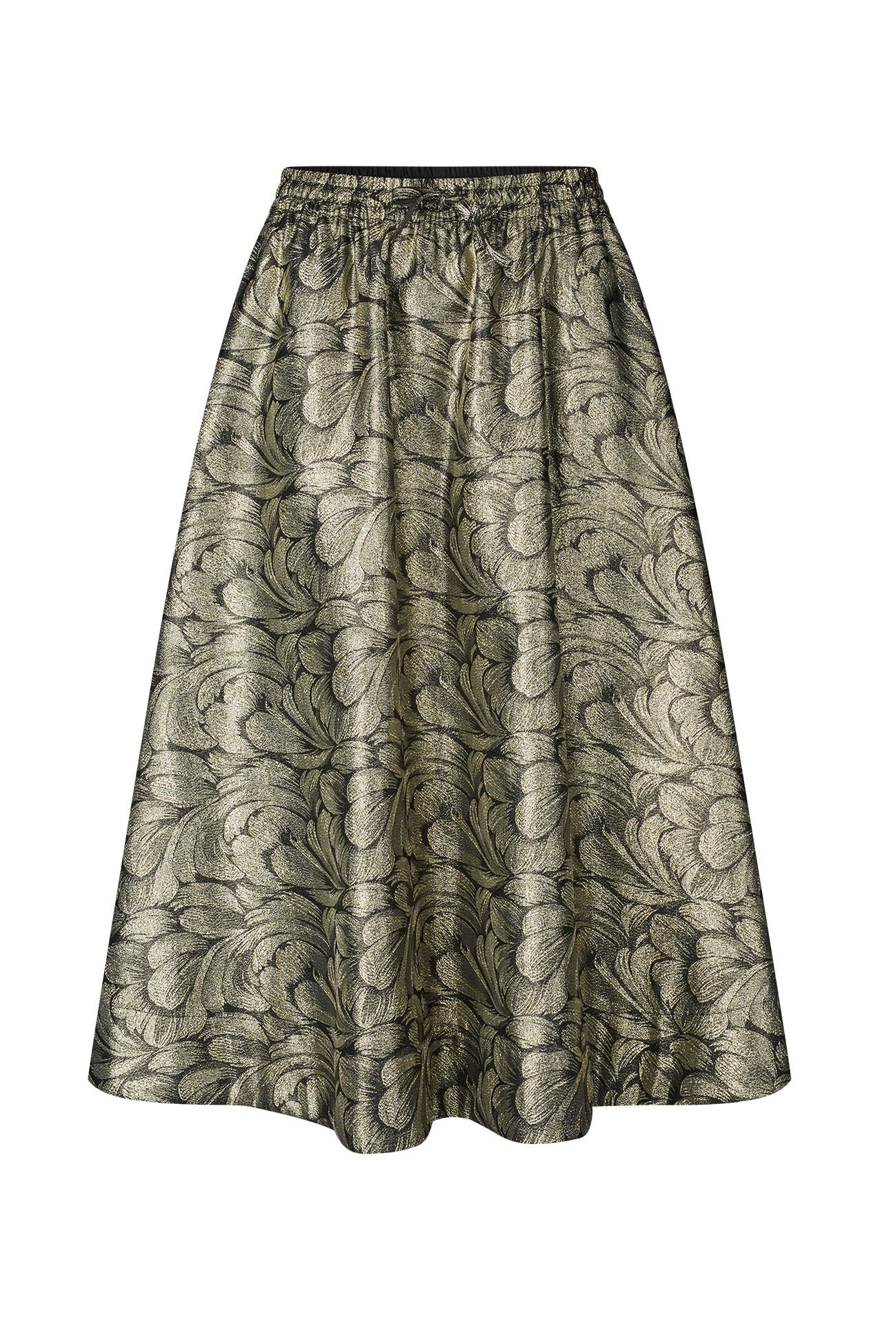 Lollys Laundry CatalinaLL Midi Nederdel Skirt 61 Silver