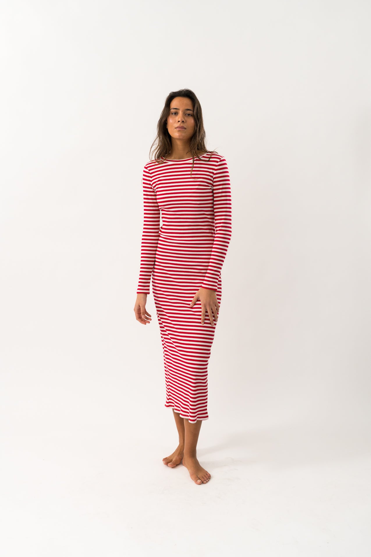 ChristineLL Maxi Dress SL - Red