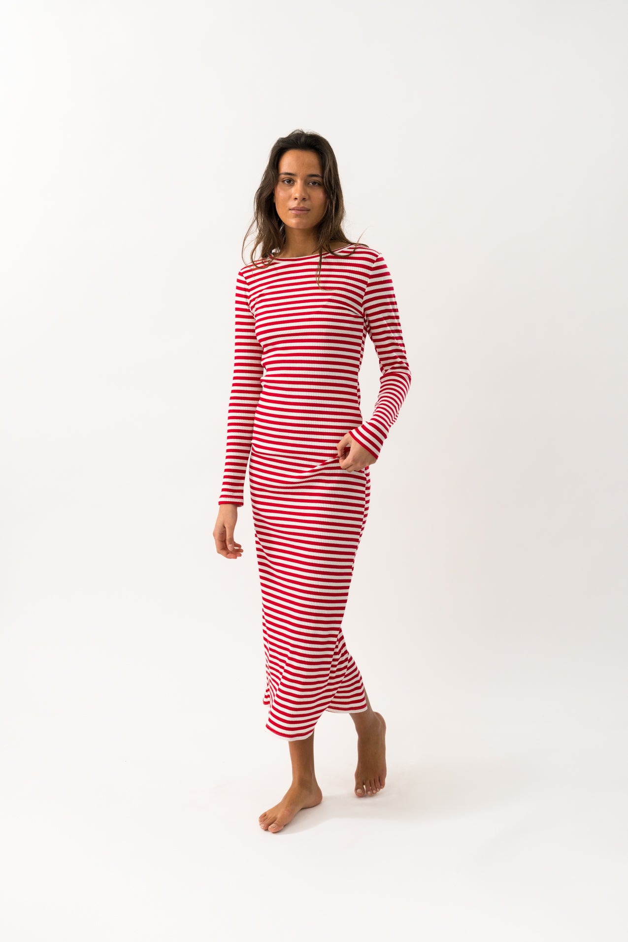 ChristineLL Maxi Dress SL - Red