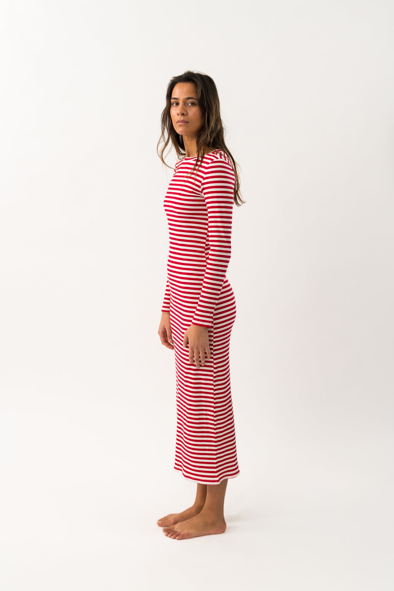 ChristineLL Maxi Dress SL - Red