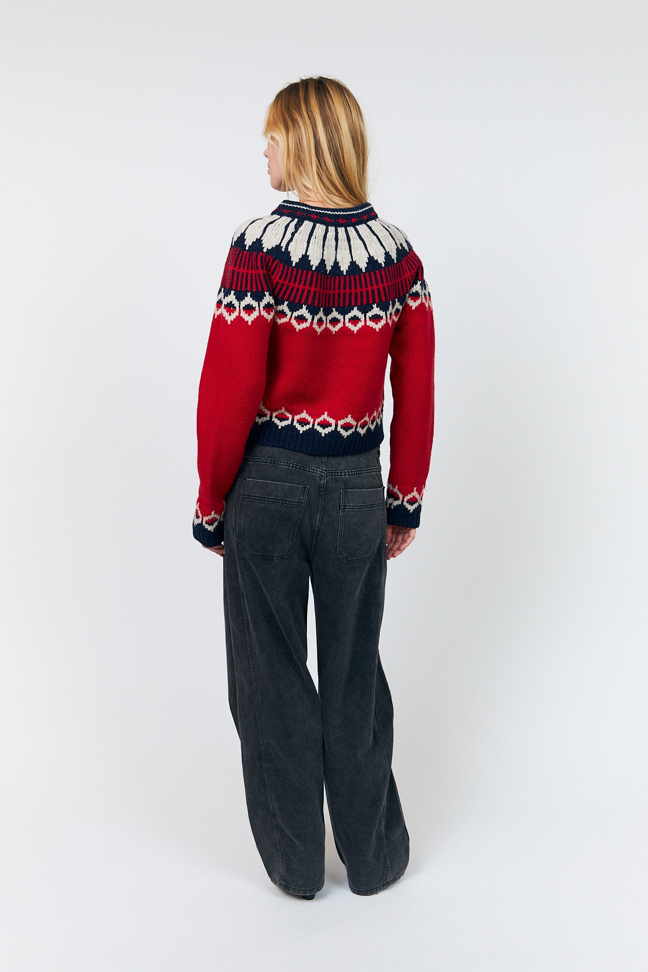 Lollys Laundry ClareLL Strik Cardigan Cardigan Rød
