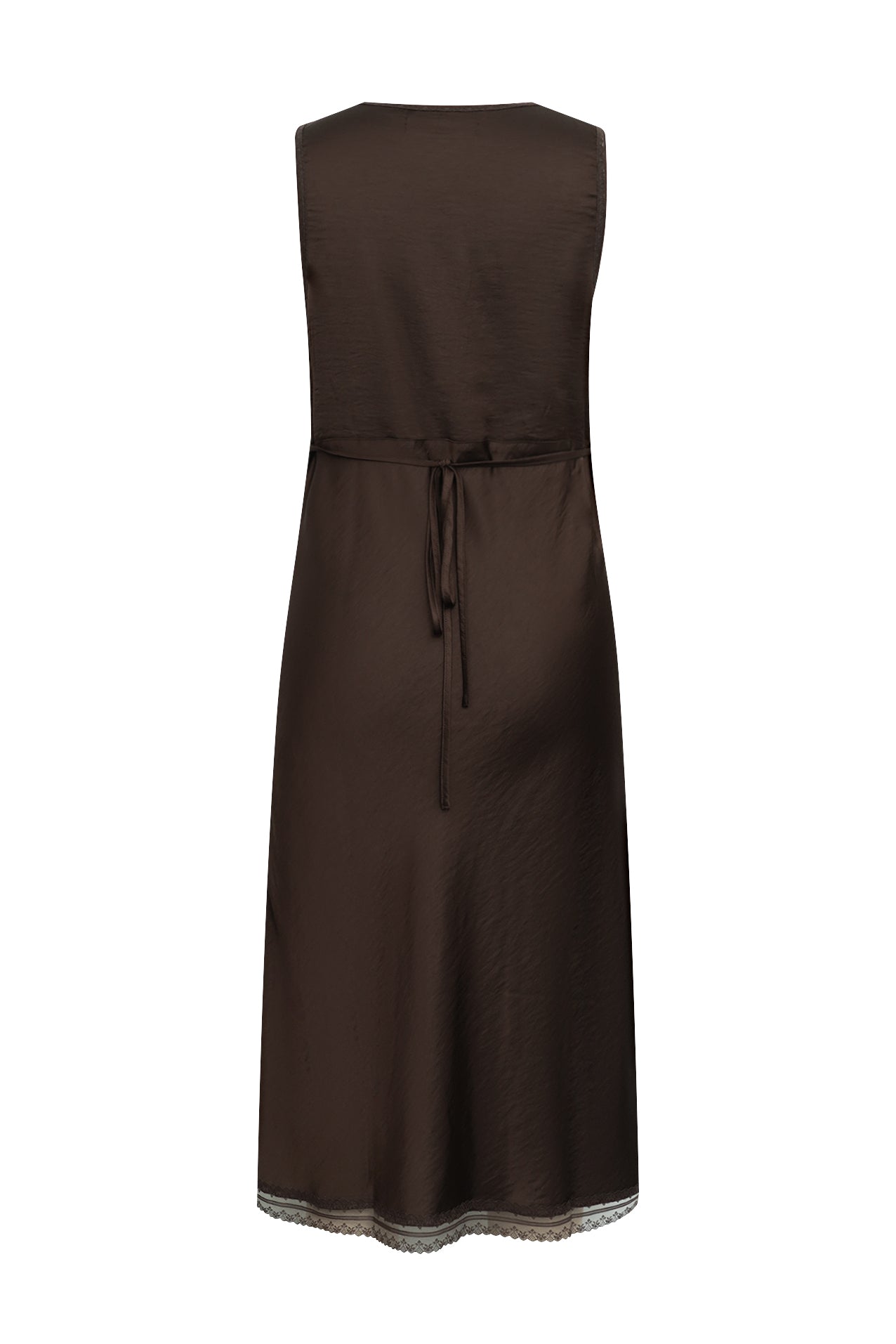 Lollys Laundry ClariLL Midi Kjole Dress Mørkebrun