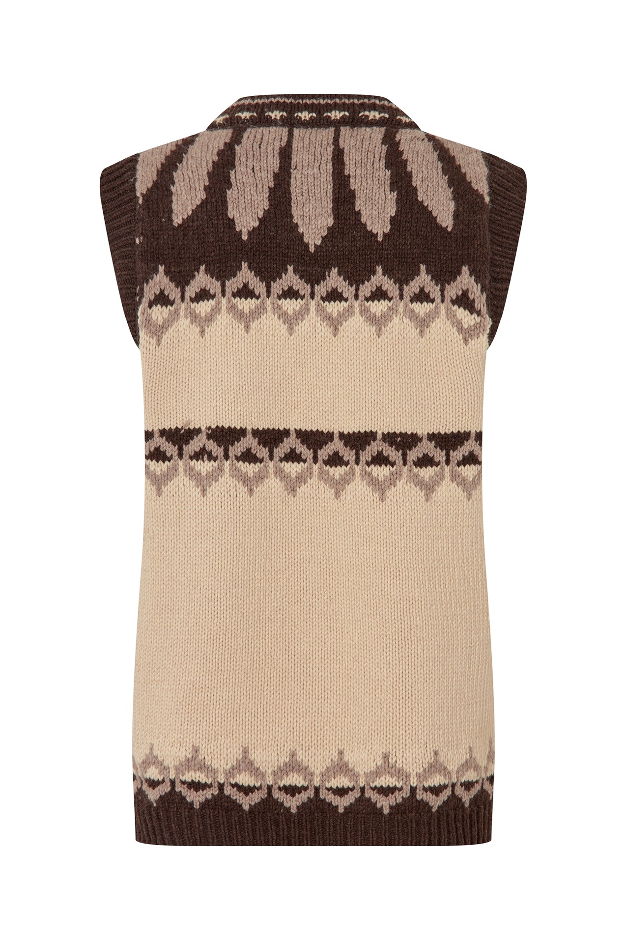 Lollys Laundry CleoLL Strikvest Vest Creme