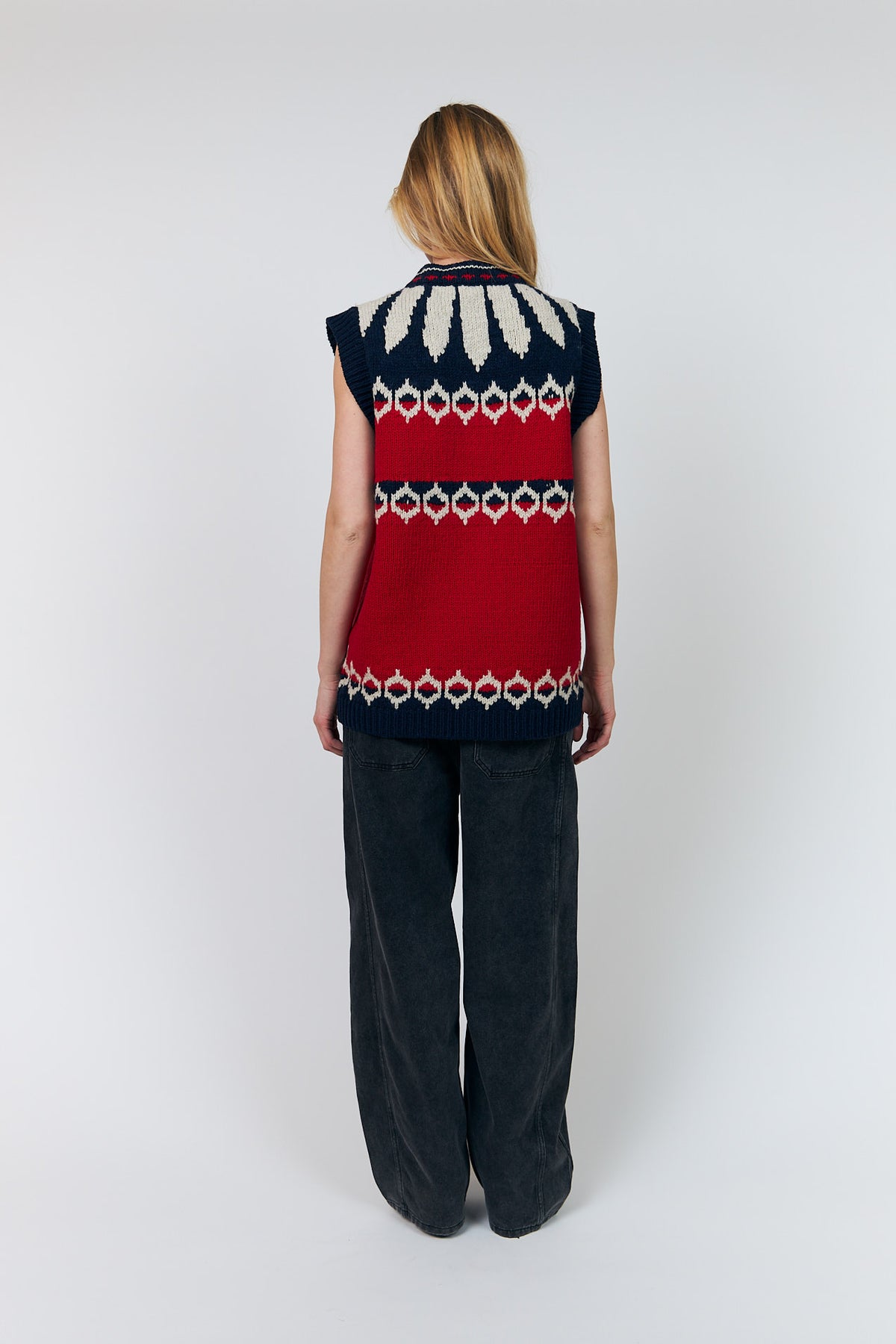 Lollys Laundry CleoLL Strikvest Vest Rød