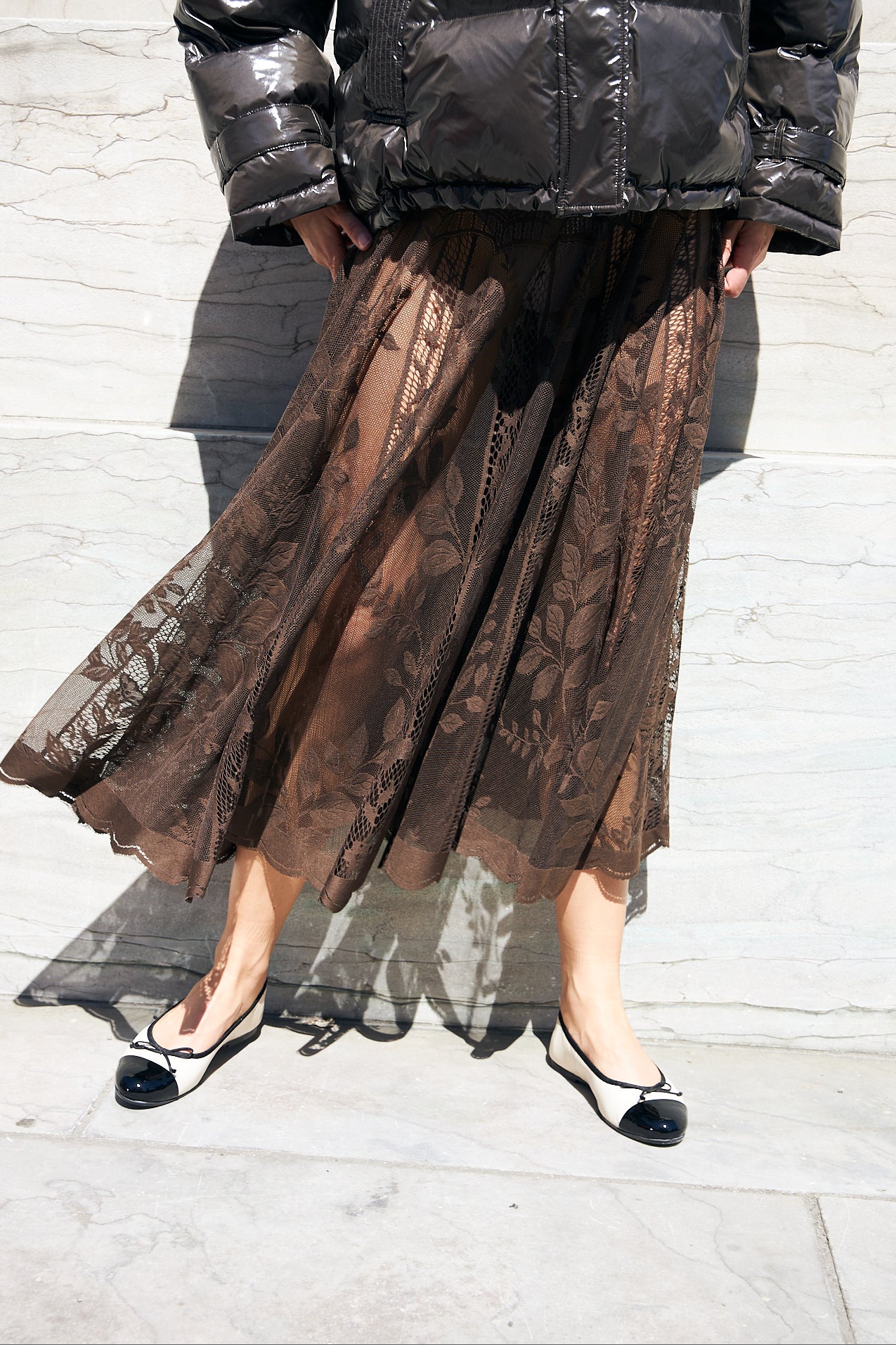 Lollys Laundry CollinL Maxi Nederdel Skirt Brun