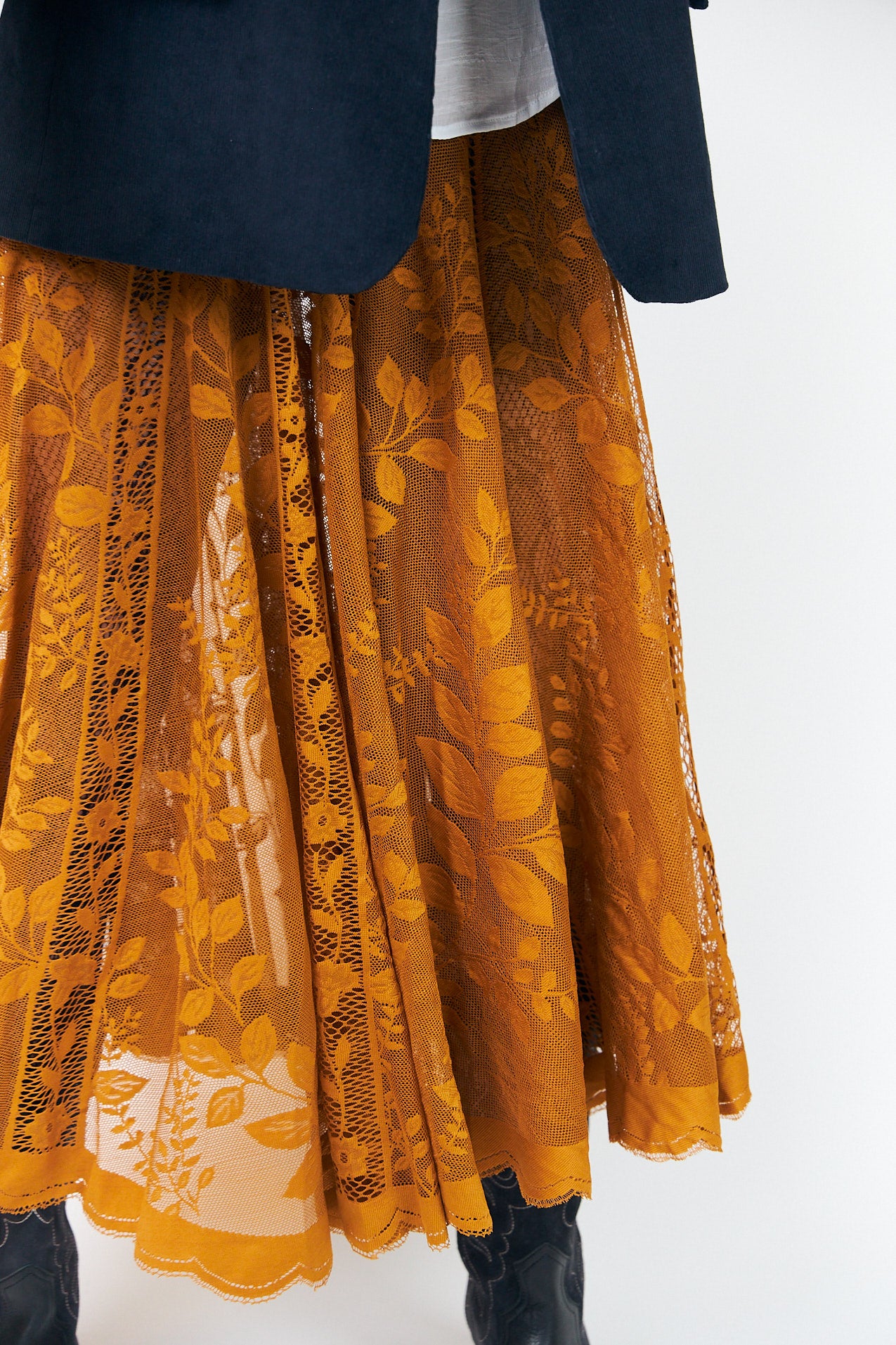 Lollys Laundry CollinL Maxi Nederdel Skirt Rustbrun