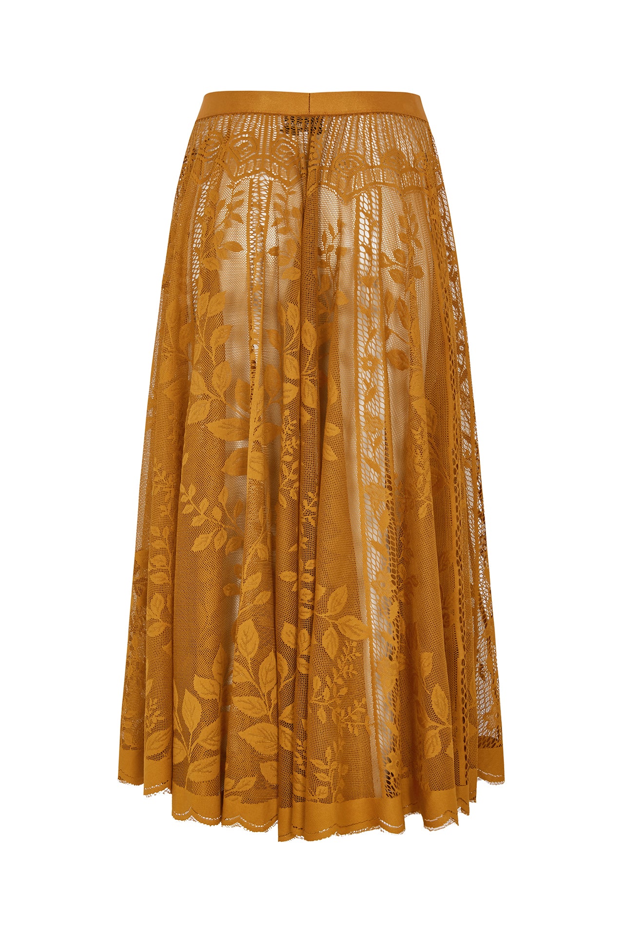 Lollys Laundry CollinL Maxi Nederdel Skirt Rustbrun
