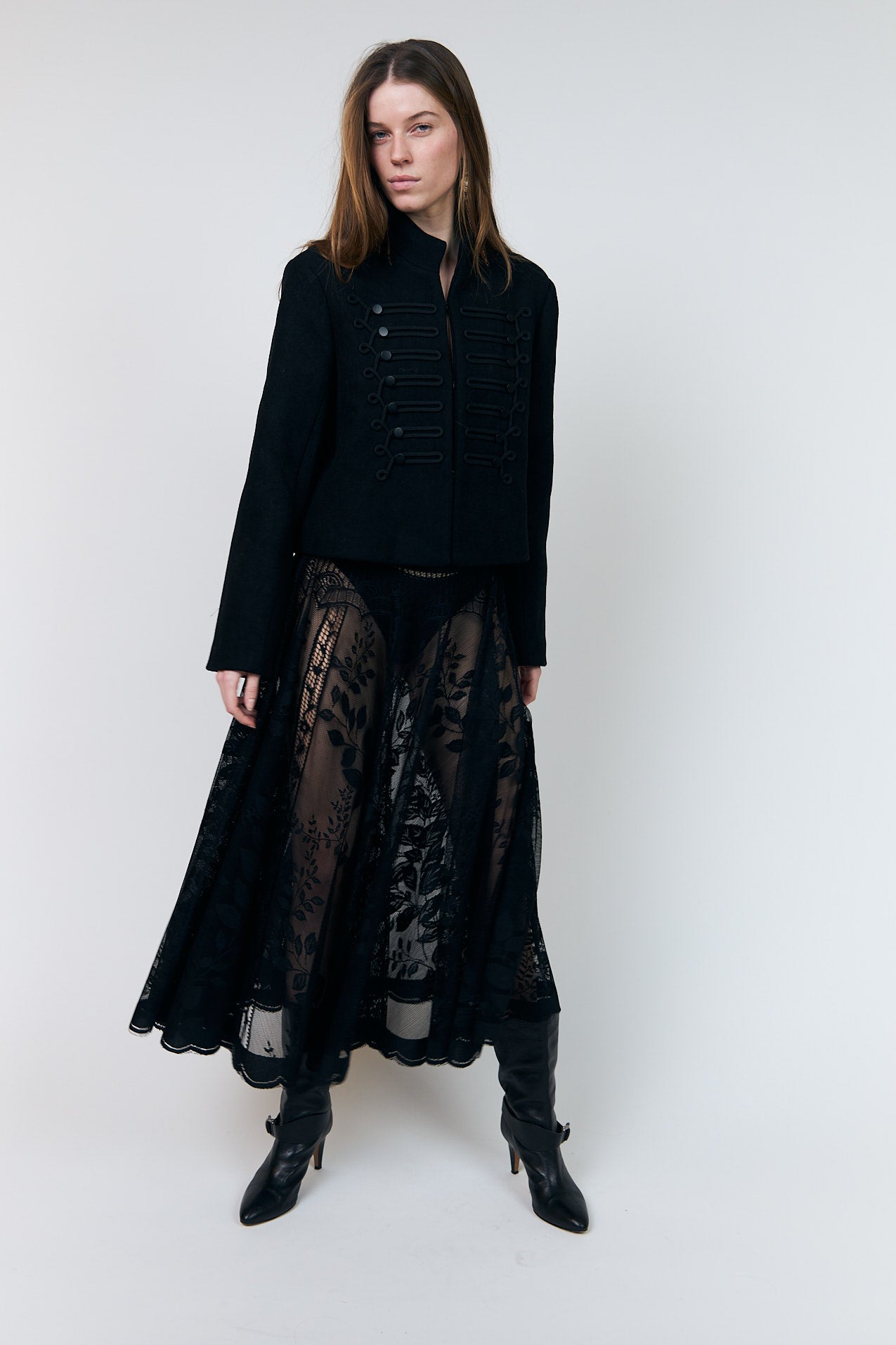 Lollys Laundry CollinL Maxi Nederdel Skirt Sort