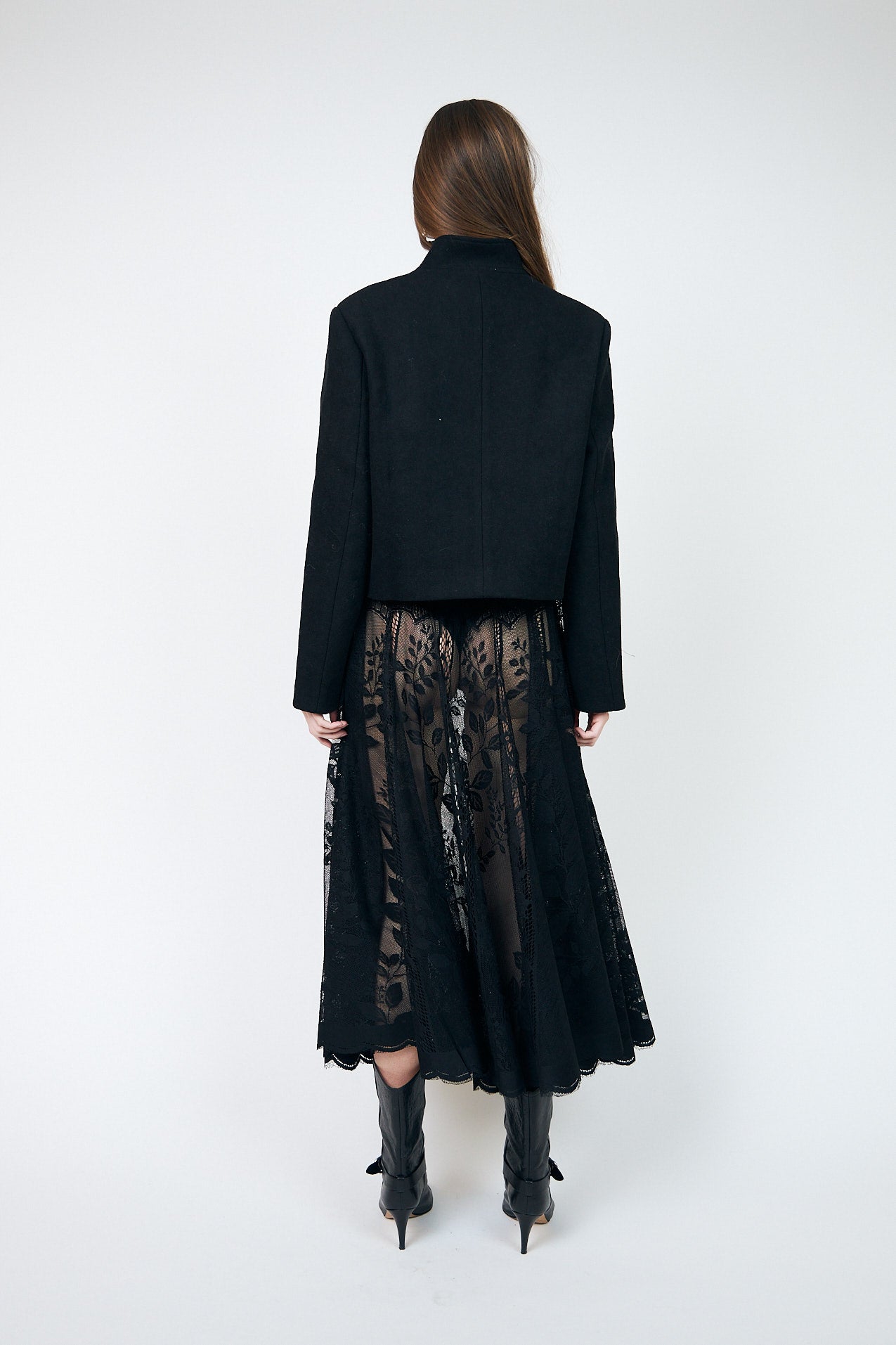 Lollys Laundry CollinL Maxi Nederdel Skirt Sort
