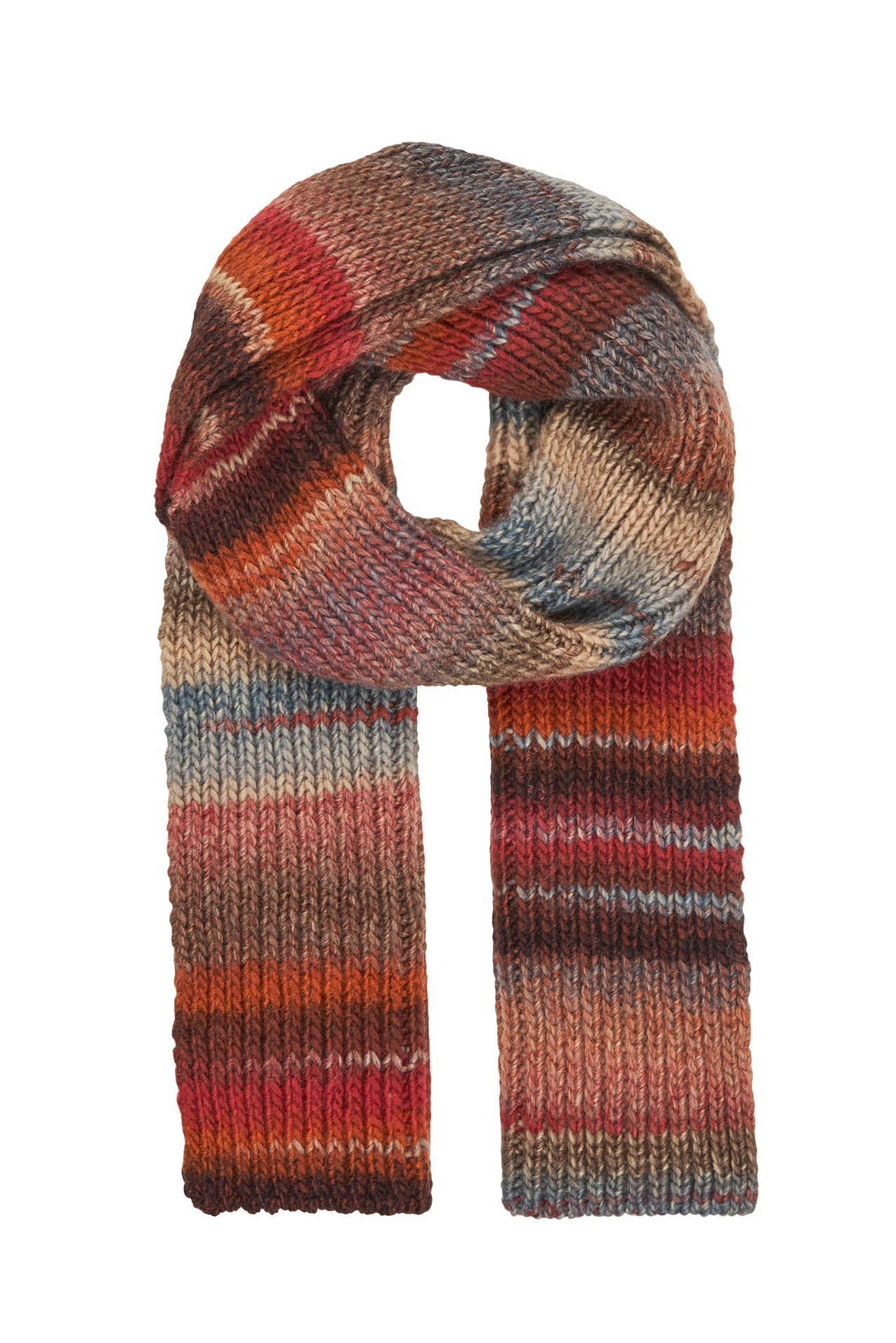 Lollys Laundry DafneLL Strik Tørklæde scarf Rustbrun