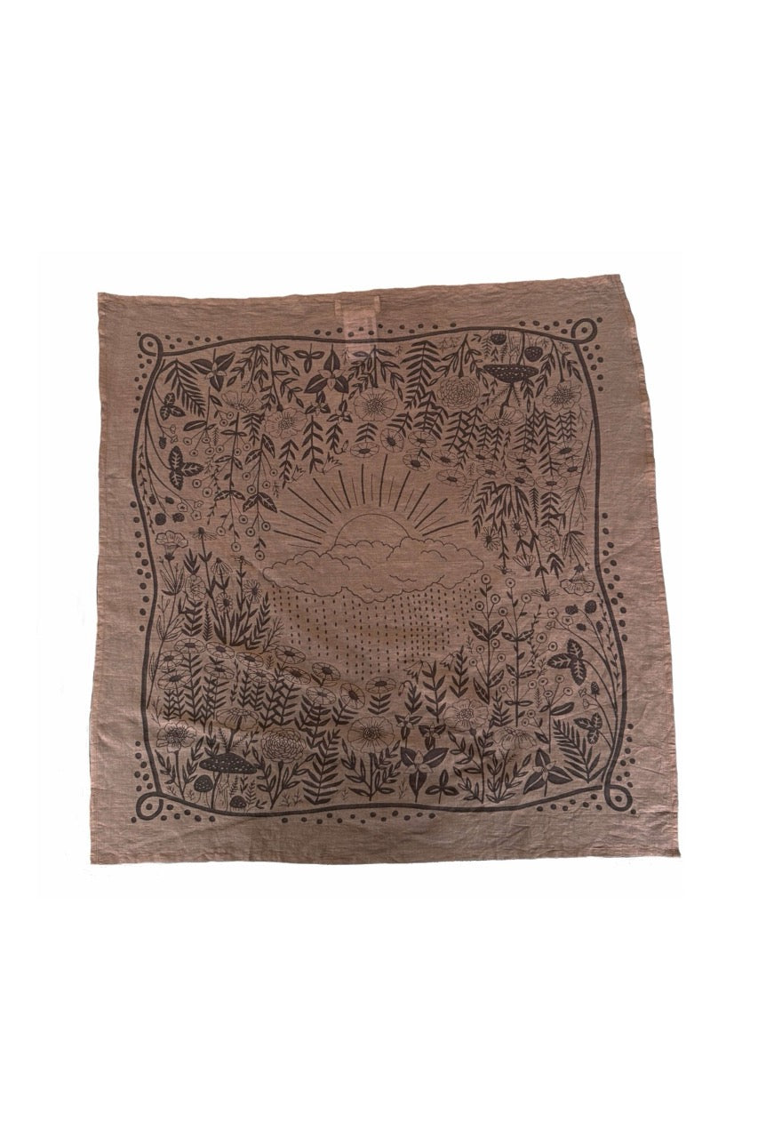 Lollys Laundry DakotaLL Tørklæde Scarf Mørkebrun