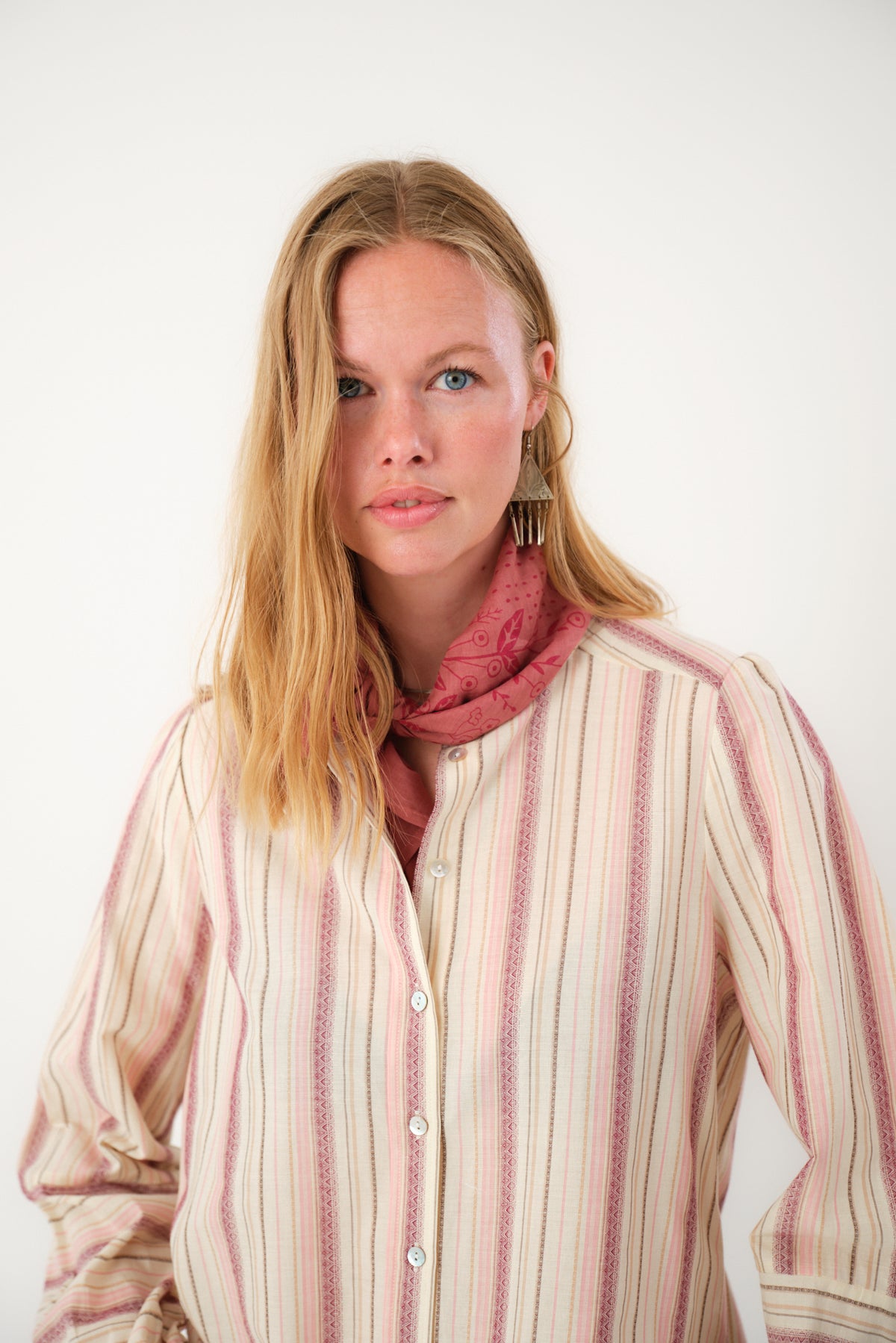 Lollys Laundry DakotaLL Tørklæde Scarf Støvet rosa