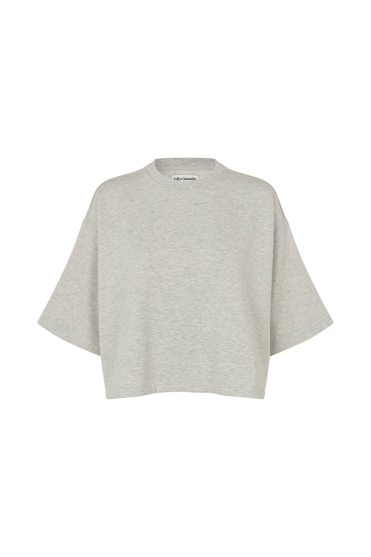 Lollys Laundry DanLL Boxy Sweatshirt Sweatshirt Lysegrå Melange