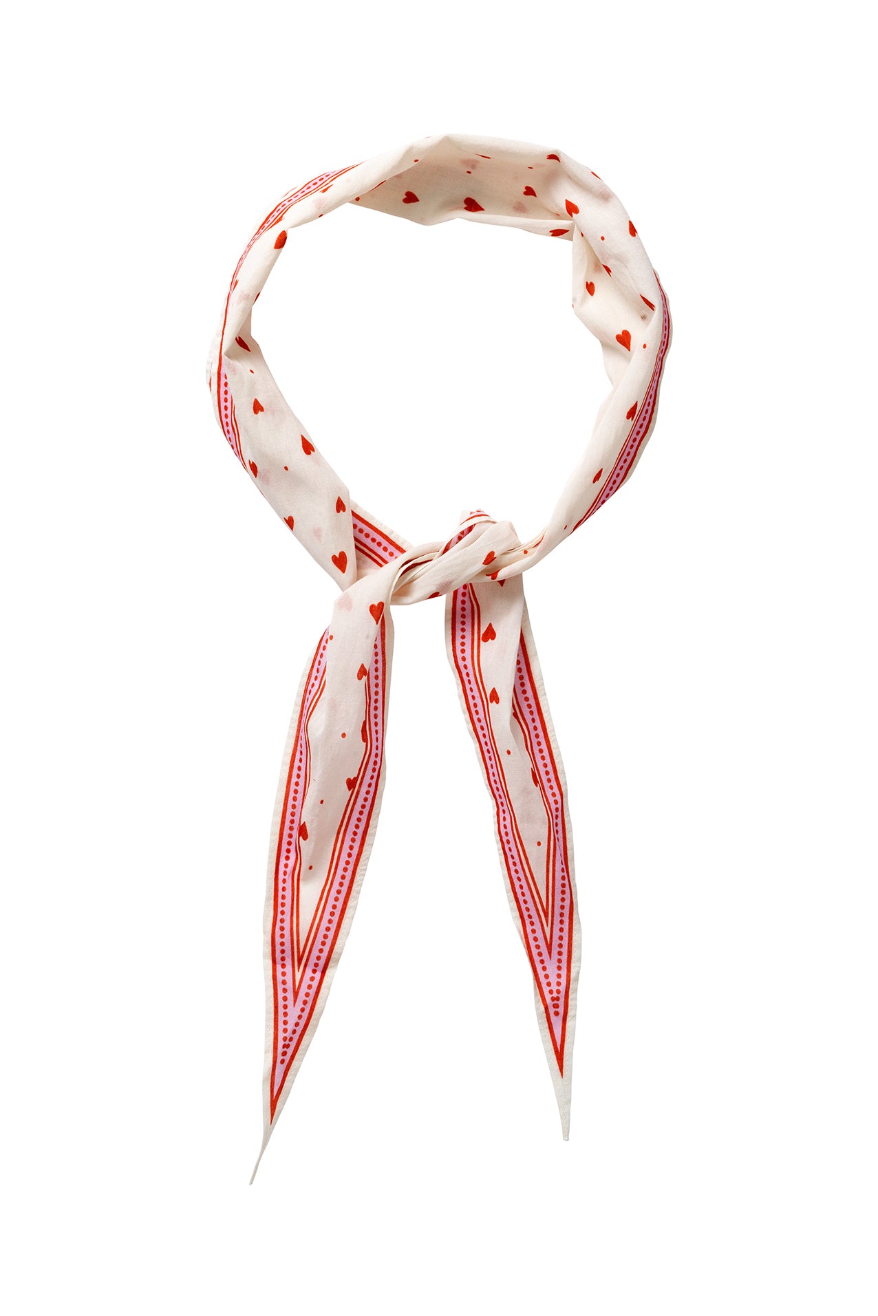 Lollys Laundry DiaHeartsLL Tørklæde scarf 30 Red