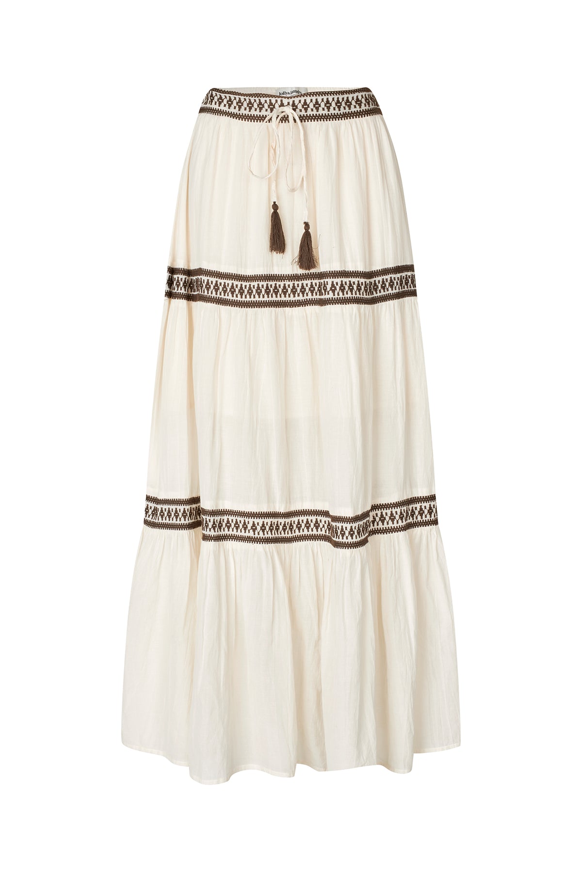 Lollys Laundry DiamondLL Maxi Nederdel Skirt Creme