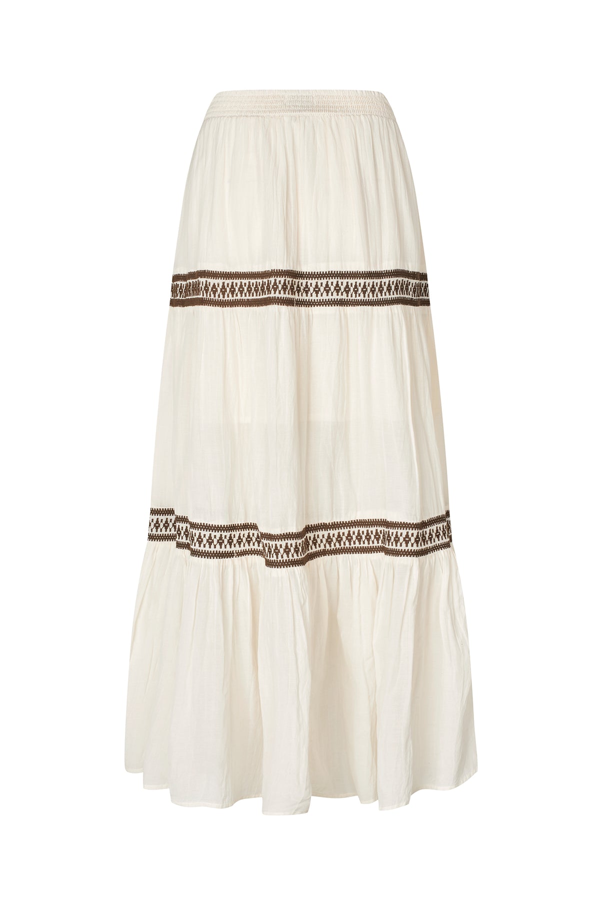 Lollys Laundry DiamondLL Maxi Nederdel Skirt Creme