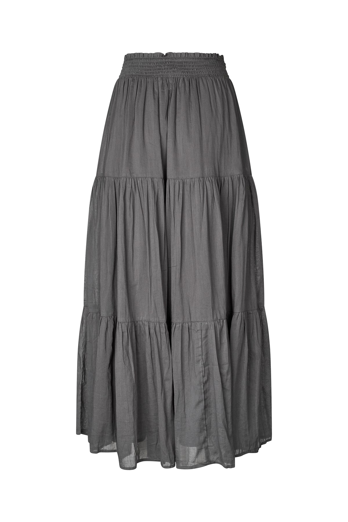 Lollys Laundry DiamondLL Maxi Nederdel Skirt Vasket sort