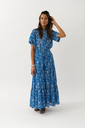 Lollys Laundry DiamondLL Maxi Nederdel Skirt 20 Blue