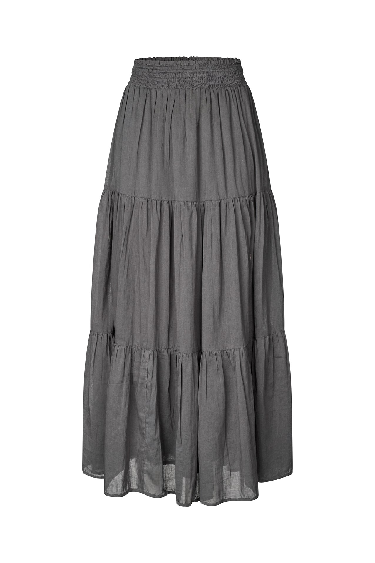 DiamondLL Maxi Nederdel - Washed Black