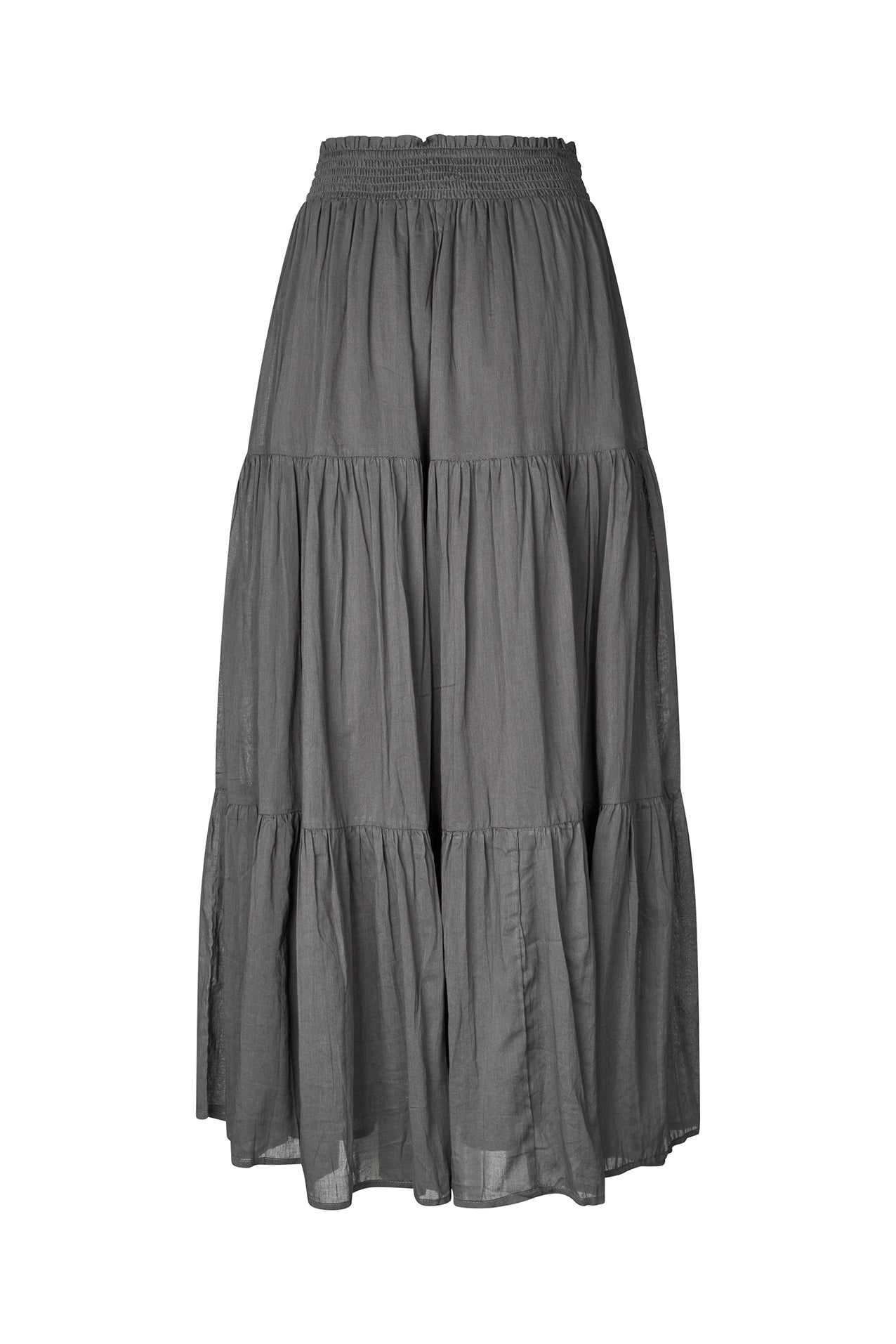 DiamondLL Maxi Nederdel - Washed Black
