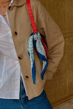 Lollys Laundry DotLL Tørklæde scarf 22 Light Blue