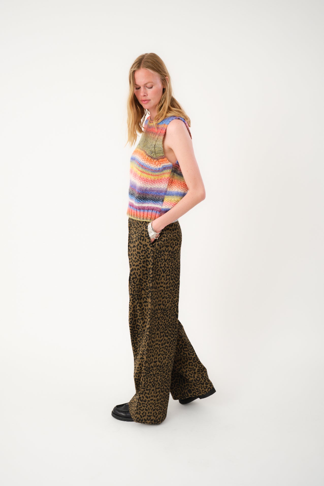 Lollys Laundry DovaLL Strikvest Jumper 70 Multi