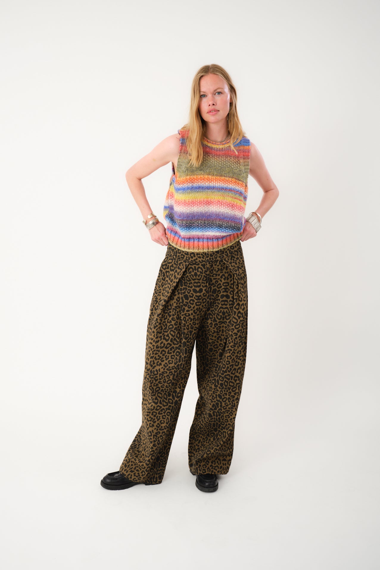 Lollys Laundry DovaLL Strikvest Jumper 70 Multi