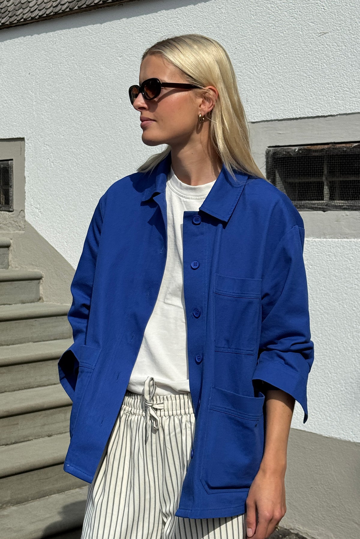Lollys Laundry EddaLL Jakke Jacket 97 Neon Blue
