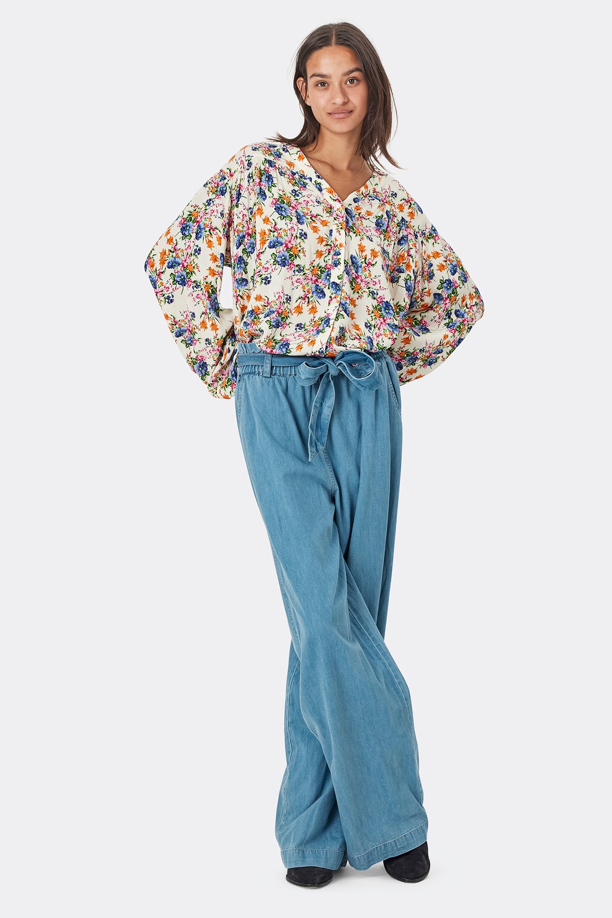 Lollys Laundry ElifLL Shirt LS Shirt Blomsterprint
