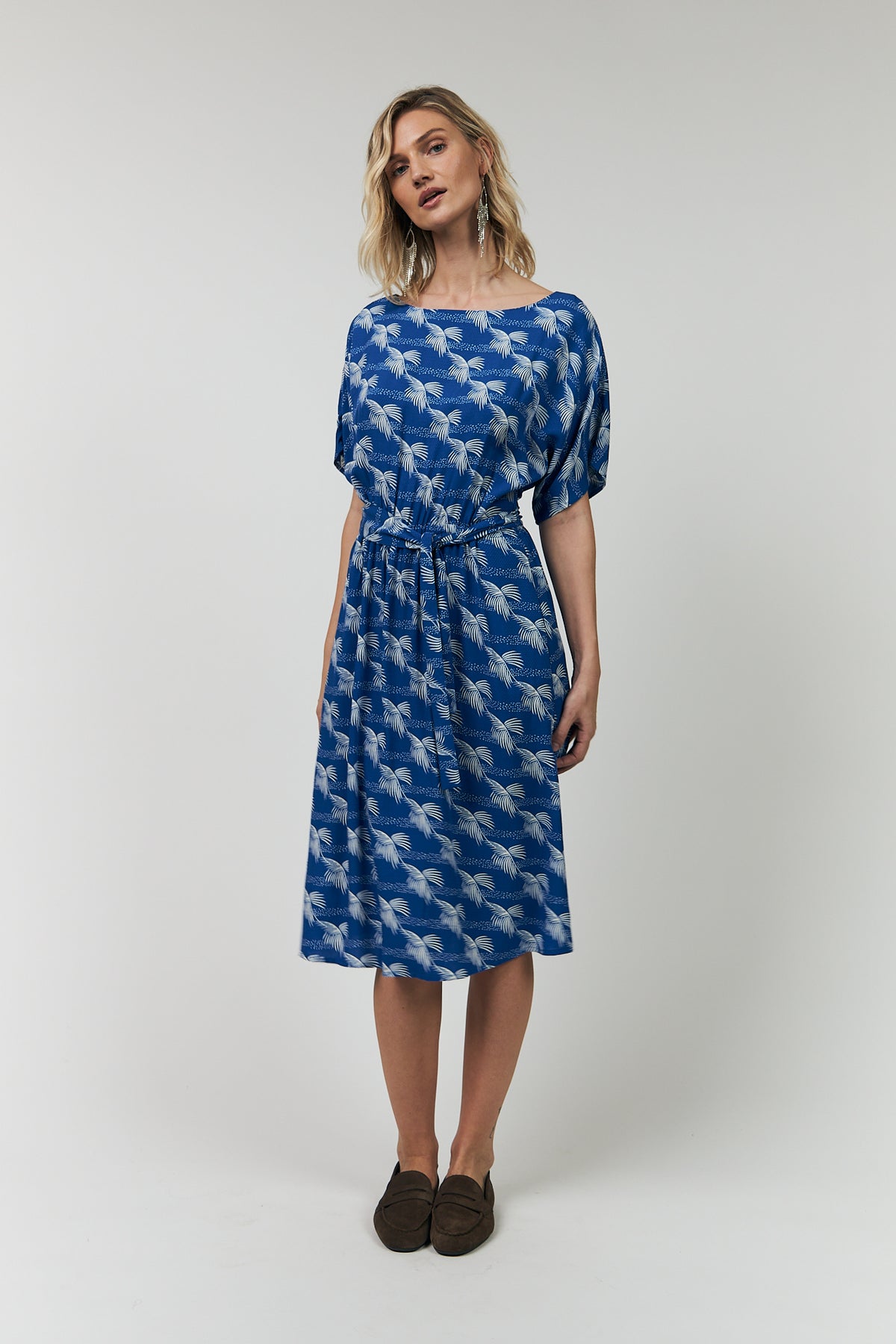 Lollys Laundry ElinaLL Midi Kjole Dress Blå