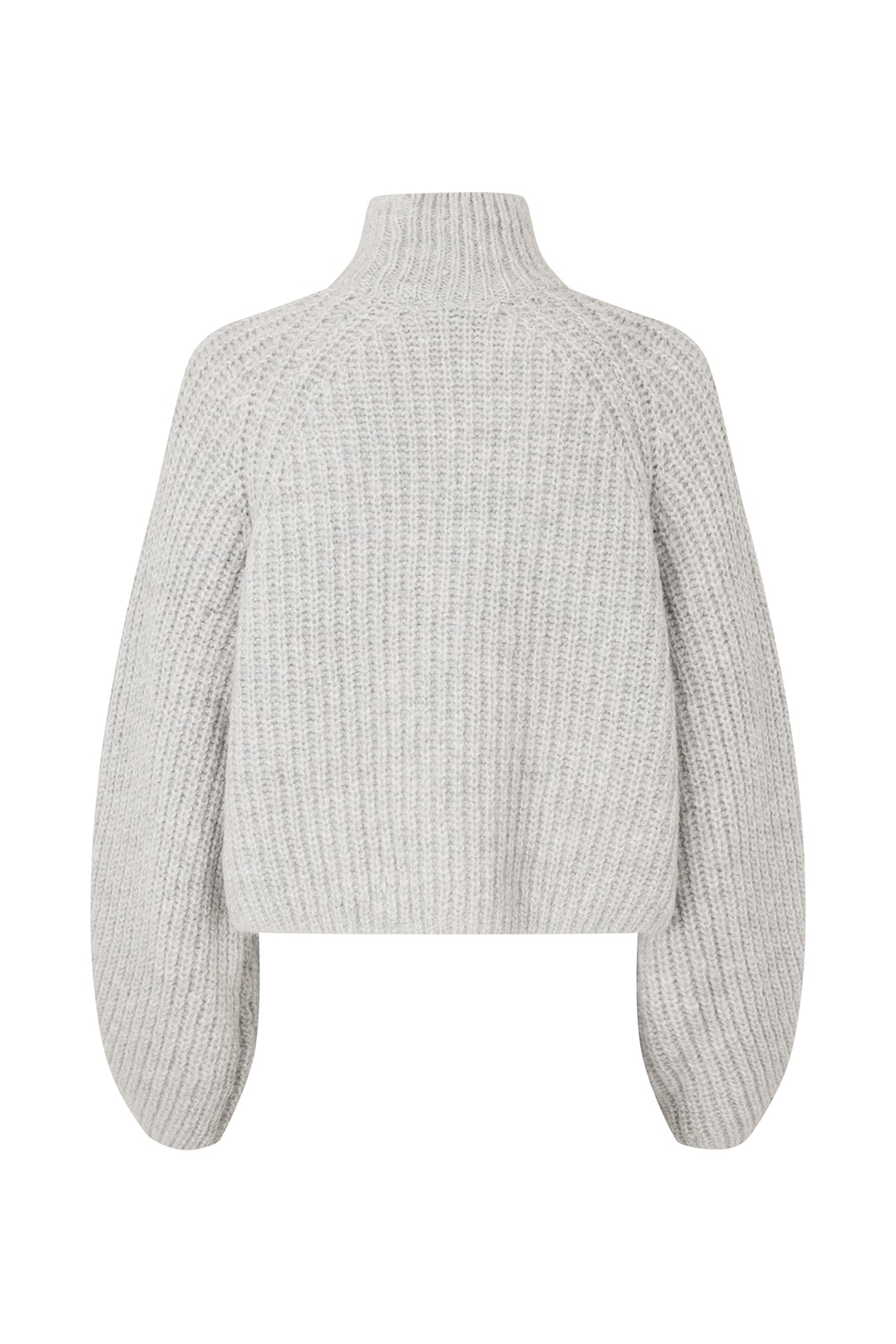 Lollys Laundry ElioLL Knit Jumper LS Jumper Lysegrå Melange