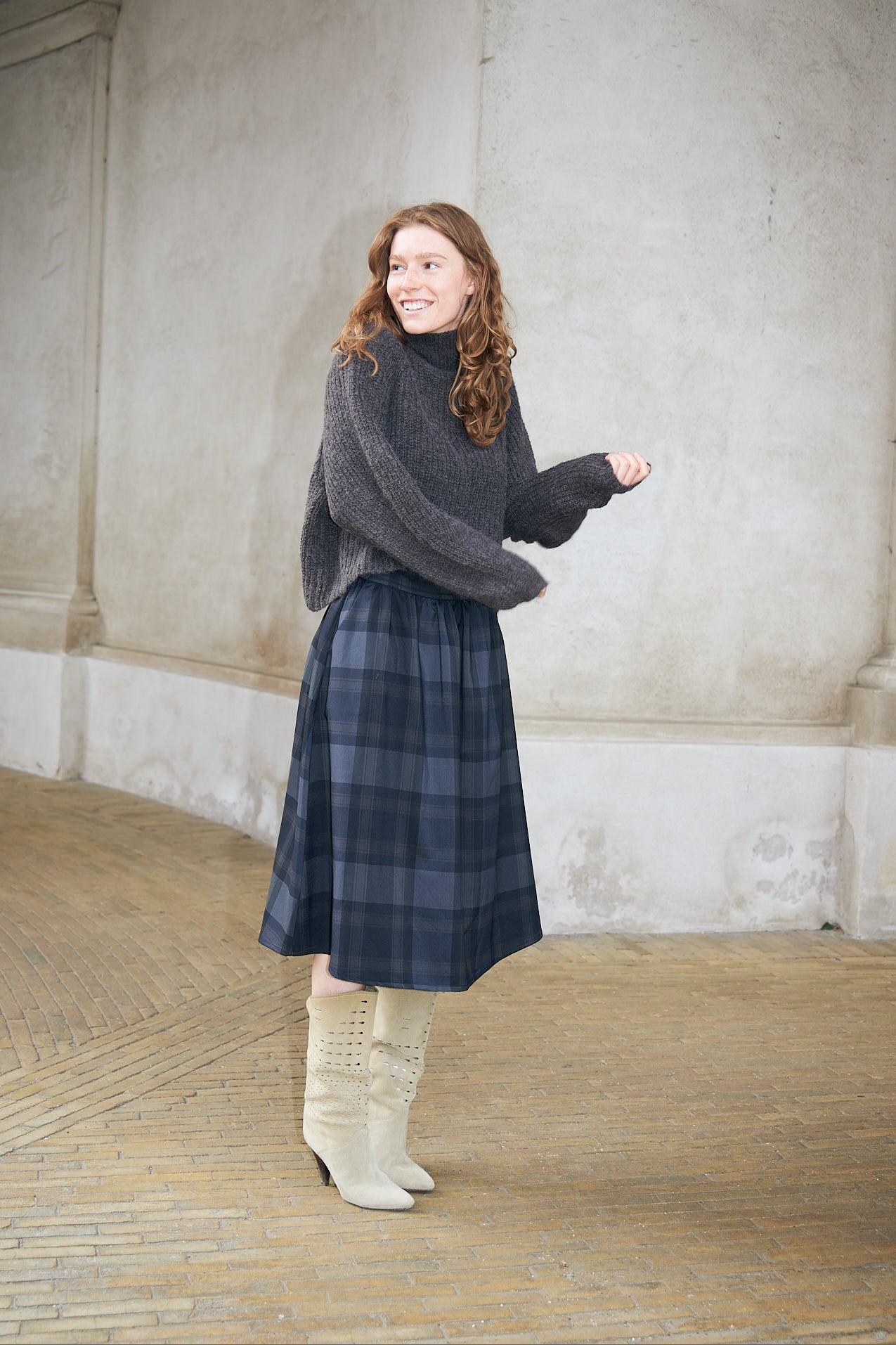 Lollys Laundry ElioLL Strik pullover Jumper Mørkebrun