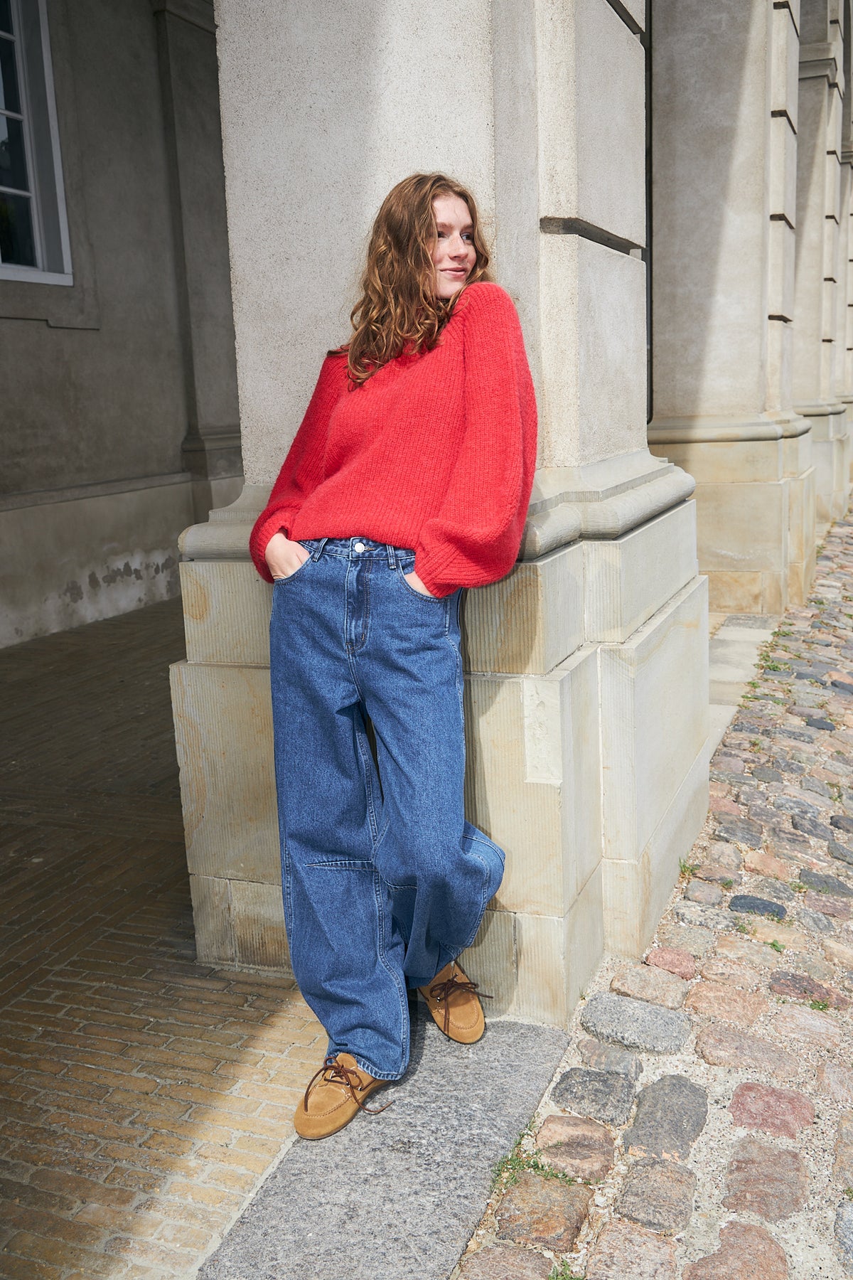 Lollys Laundry ElioLL Strik pullover Jumper Rød