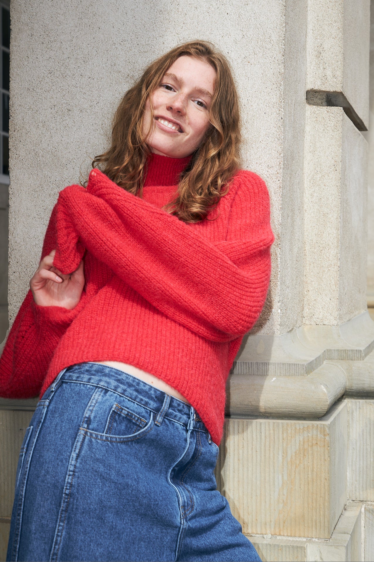 Lollys Laundry ElioLL Strik pullover Jumper Rød