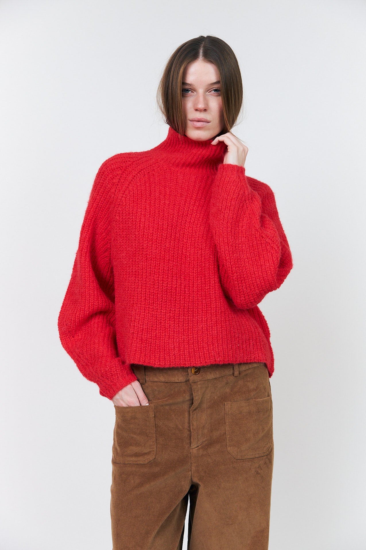 Lollys Laundry ElioLL Strik pullover Jumper Rød