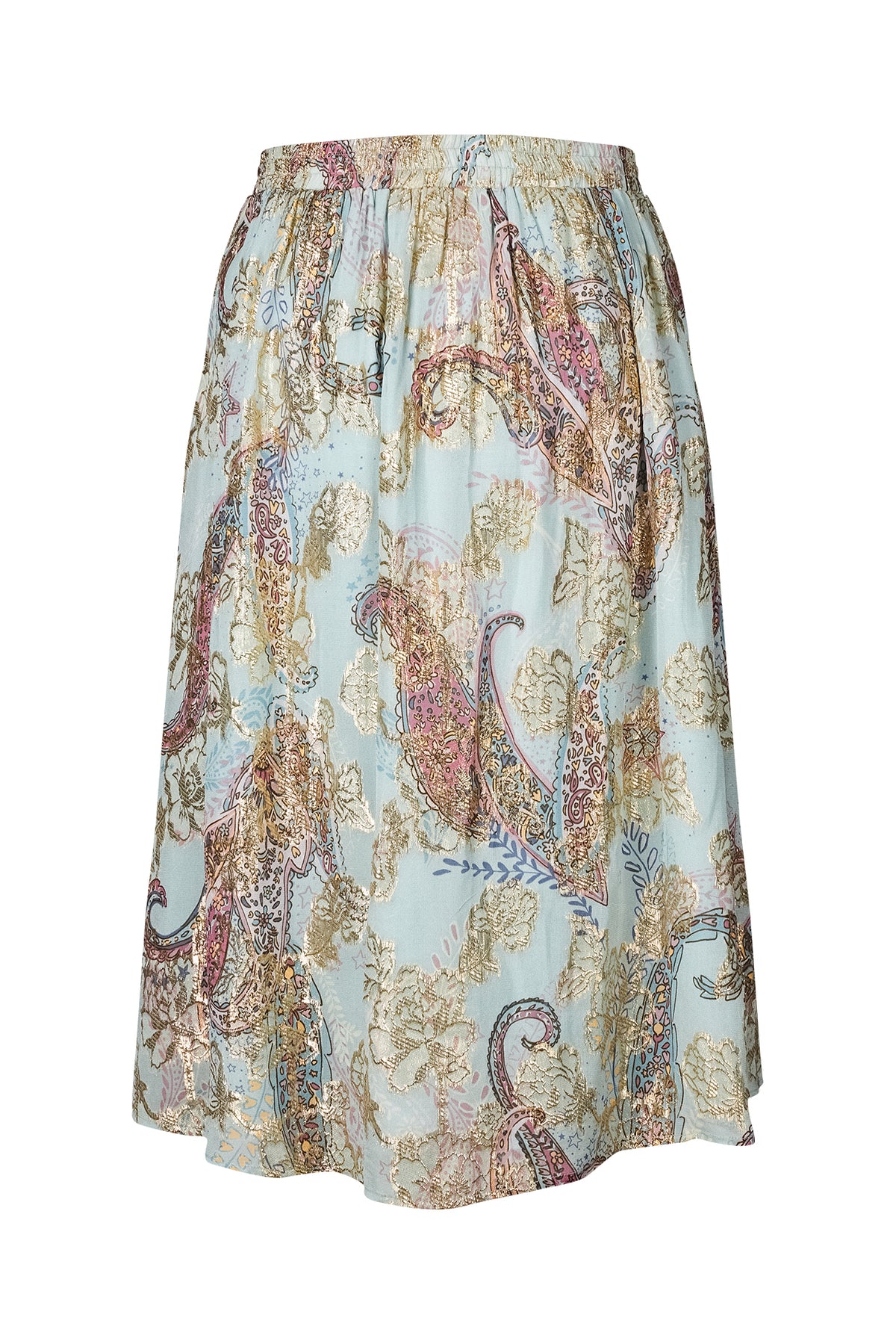 Lollys Laundry EllaLL Midi Skirt Skirt Lyseblå