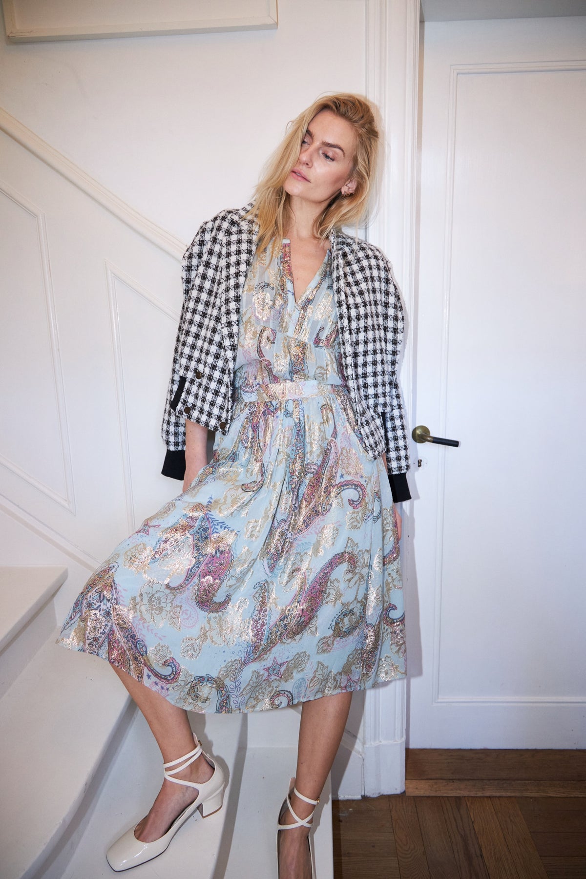Lollys Laundry EllaLL Midi Skirt Skirt Lyseblå
