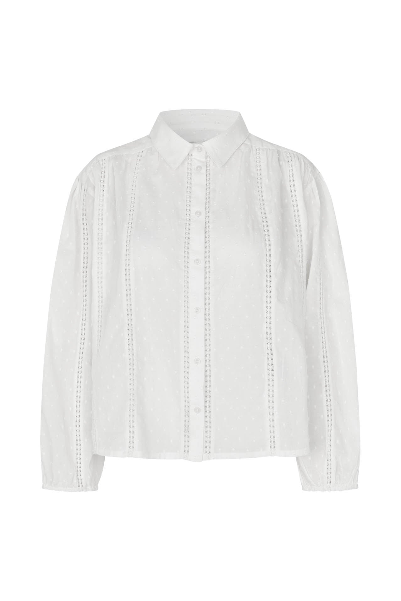 Lollys Laundry EmLL Skjorte Shirt Creme